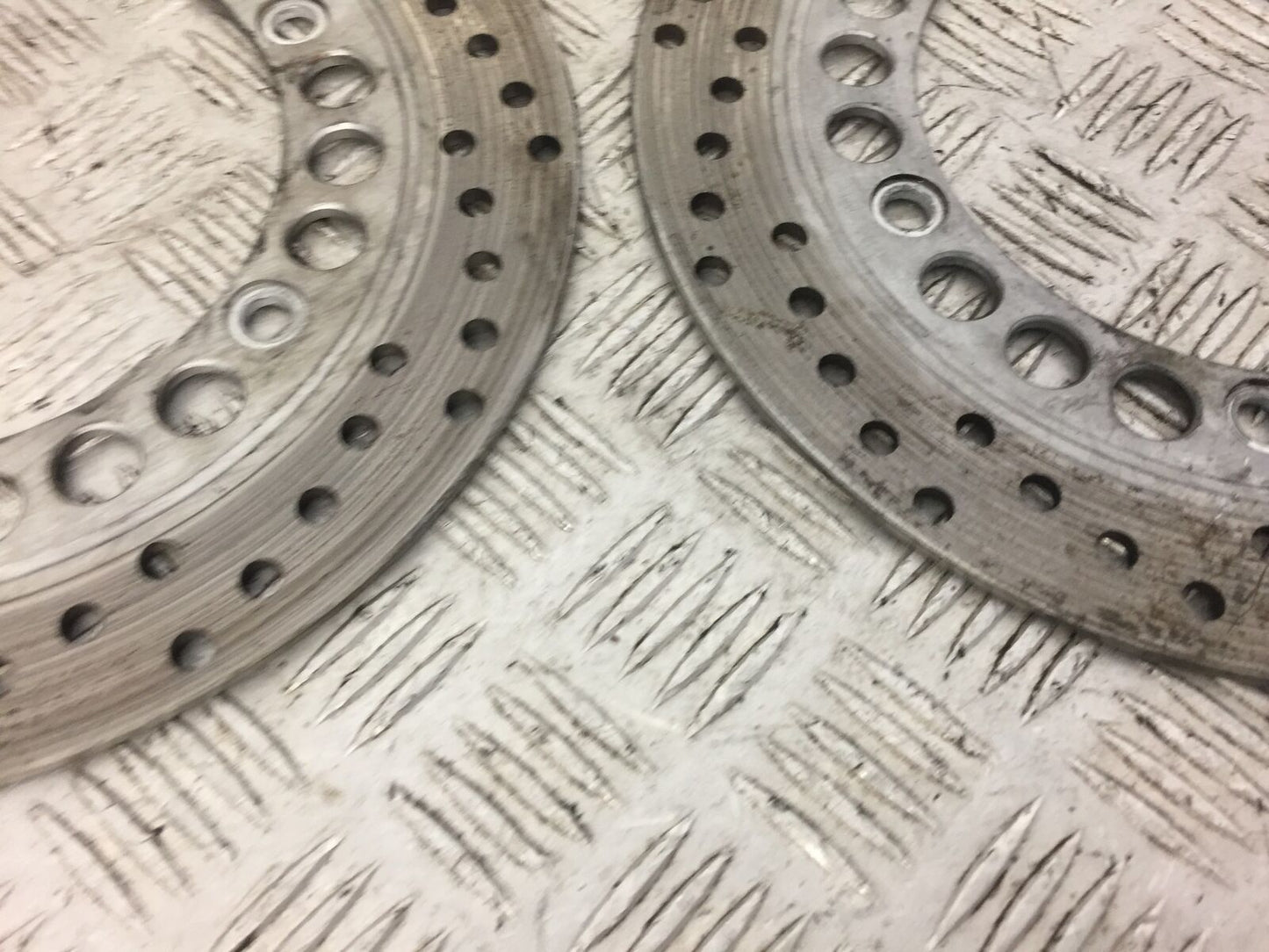 HONDA PC800 PC 800 PACIFIC COAST FRONT BRAKE DISCS YEAR 1998 (STOCK 516)