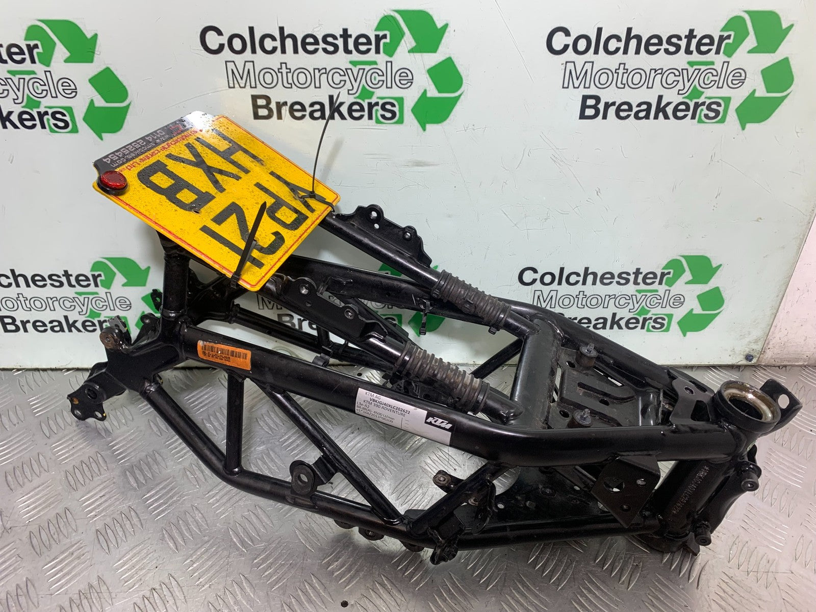KTM 390 ADVENTURE FRAME REG LOG BOOK  YEAR 2020-24 (CMB1240)
