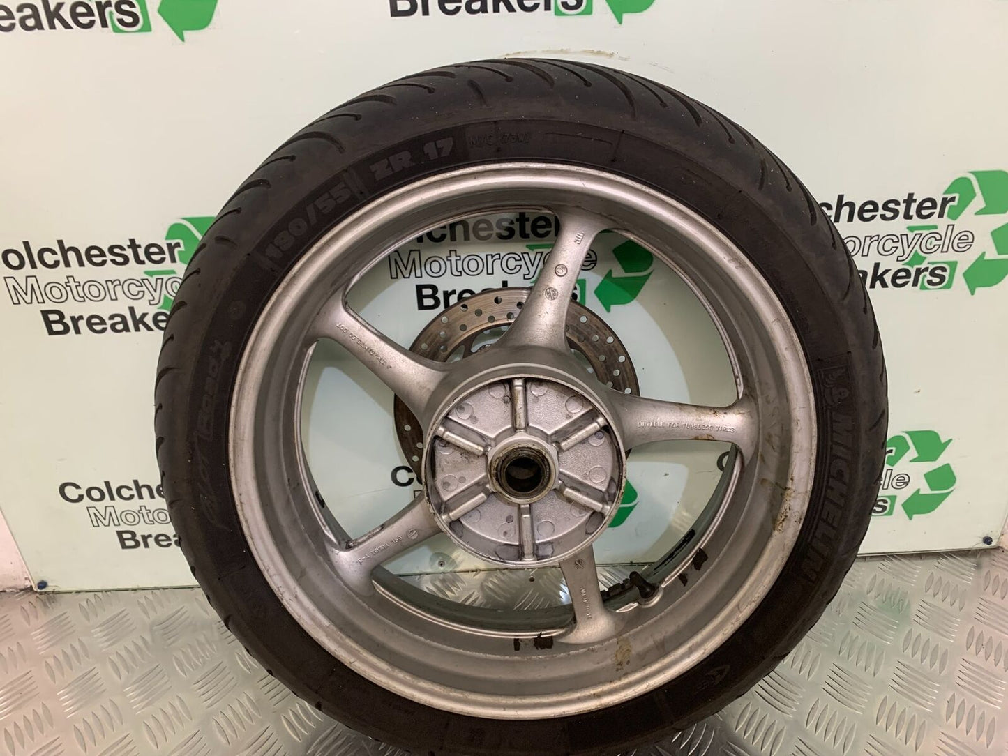 YAMAHA FZ6 FAZER REAR WHEEL YEAR 2004-2007  (STOCK 955)