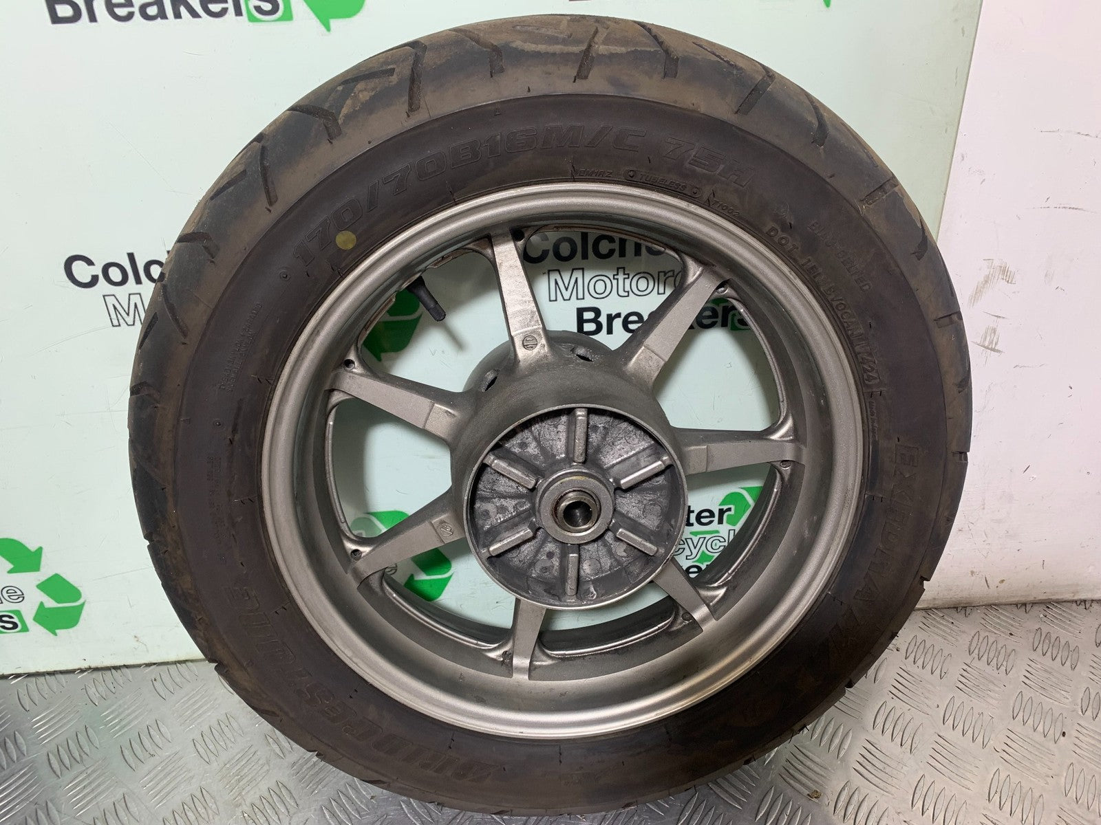 YAMAHA XVS 1300 MIDNIGHT STAR REAR WHEEL  YEAR 2007-16 (CMB1200)