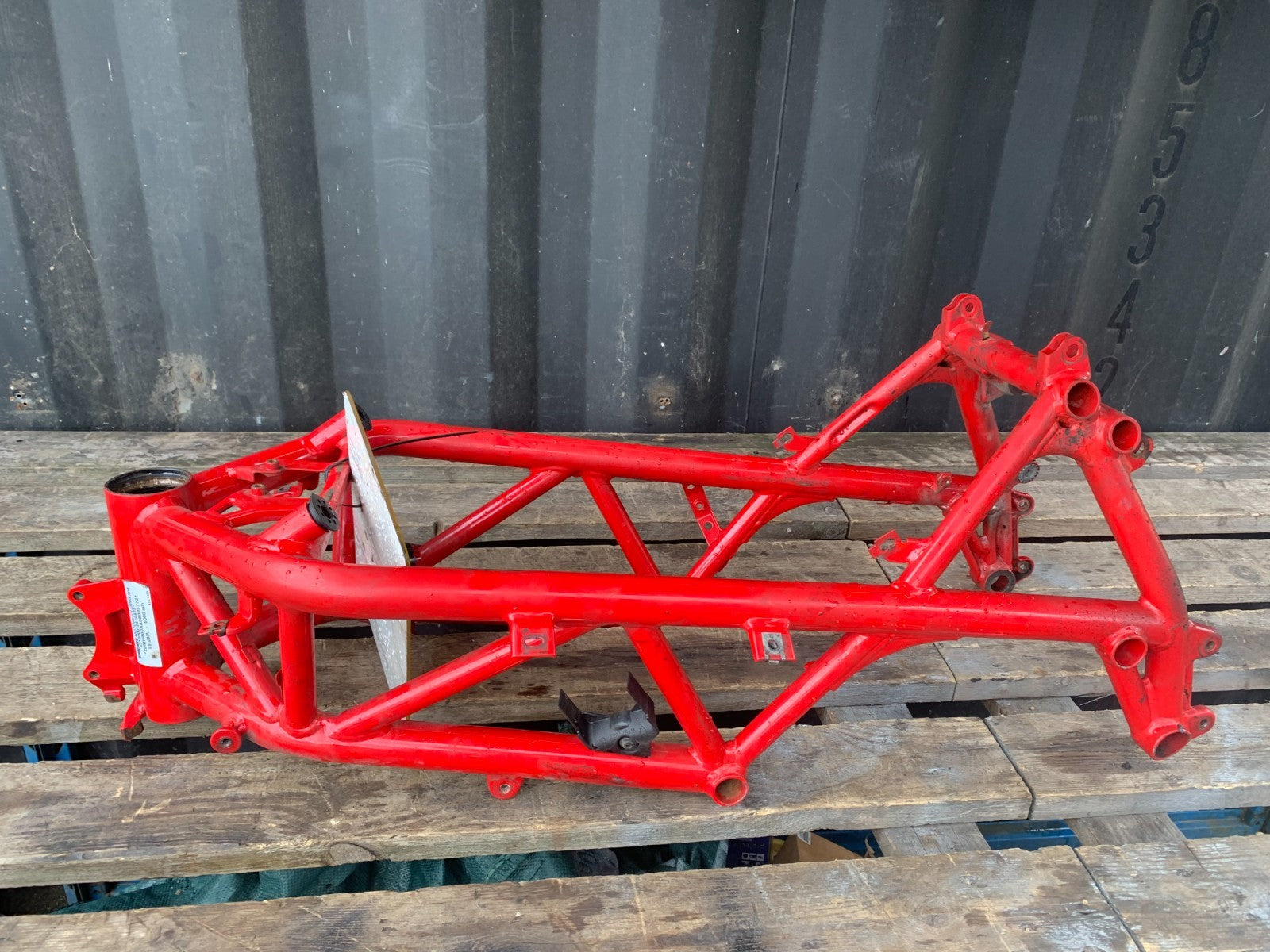 DUCATI 848 FRAME REG LOG BOOK  YEAR 2008-2010 (CMB1323)