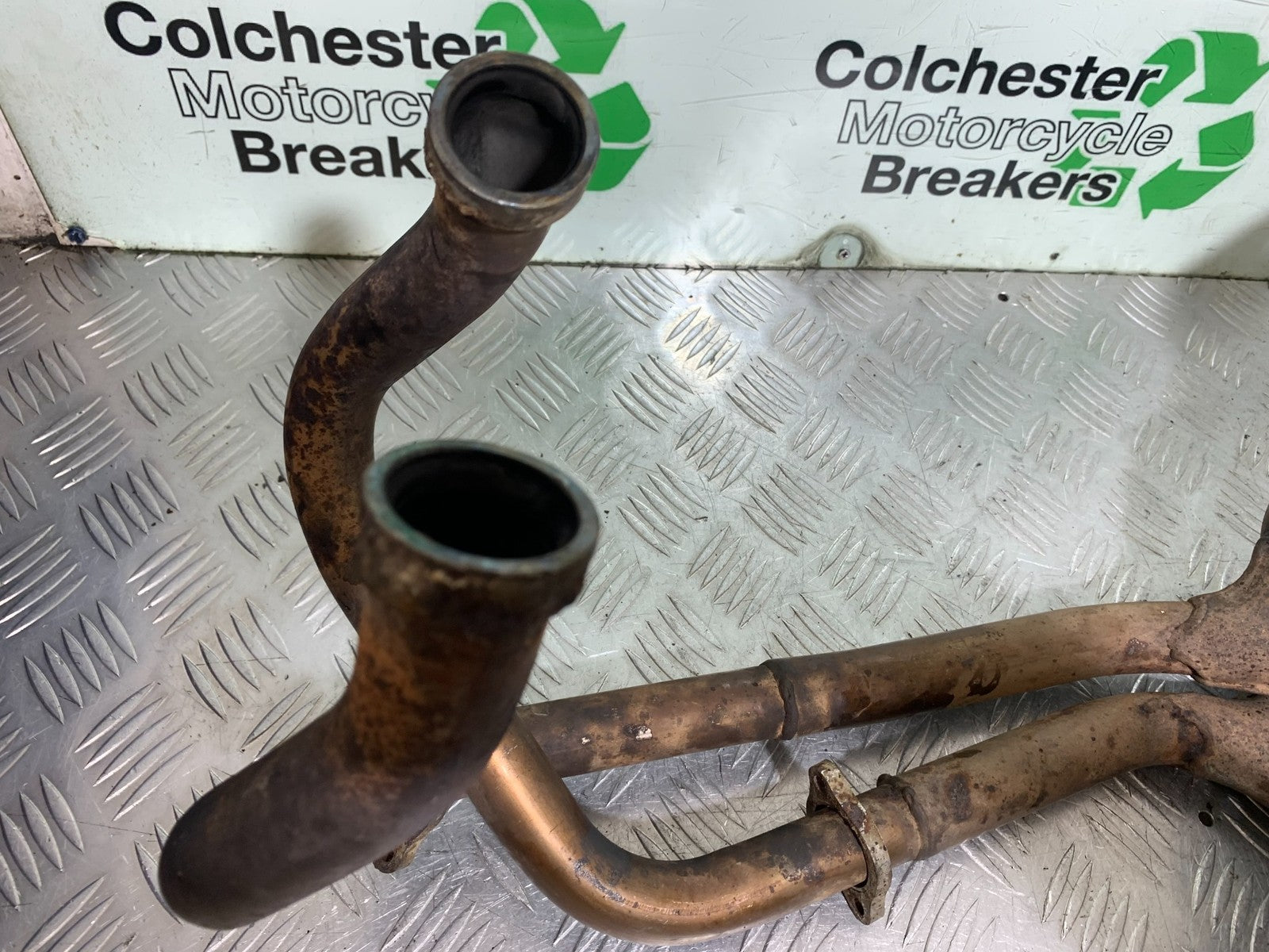 HONDA VFR800 VFR 800 V-TEC EXHAUST DOWNPIPES   YEAR 2002 -09 (CMB1296)