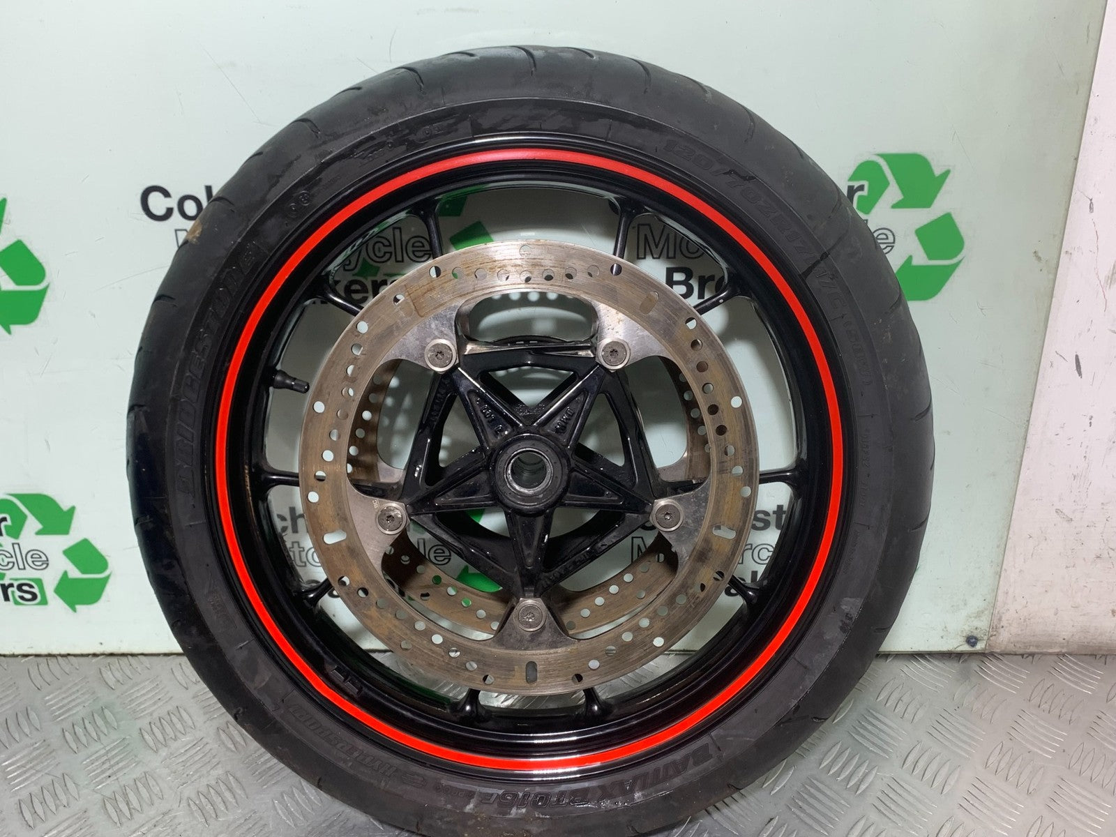 BMW S1000 RR FRONT WHEEL AND DISCS  YEAR 2015-2018 (CMB1246)