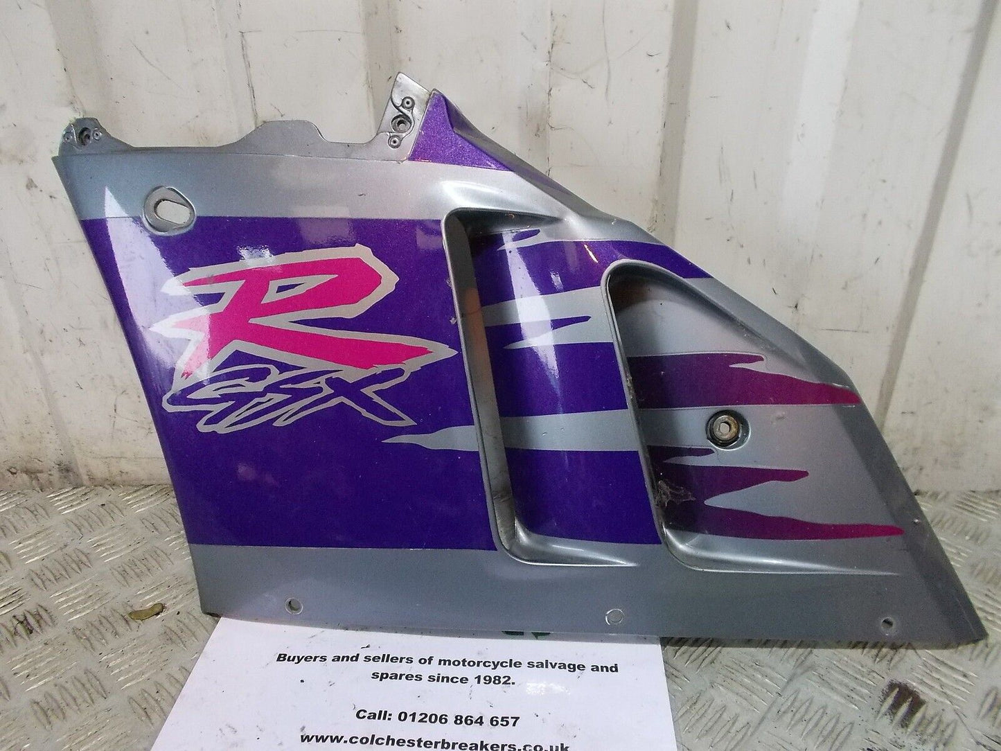 SUZUKI GSXR400 GSXR 400 GK76 LEFT MIDDLE FAIRING PANEL  YEAR 1992