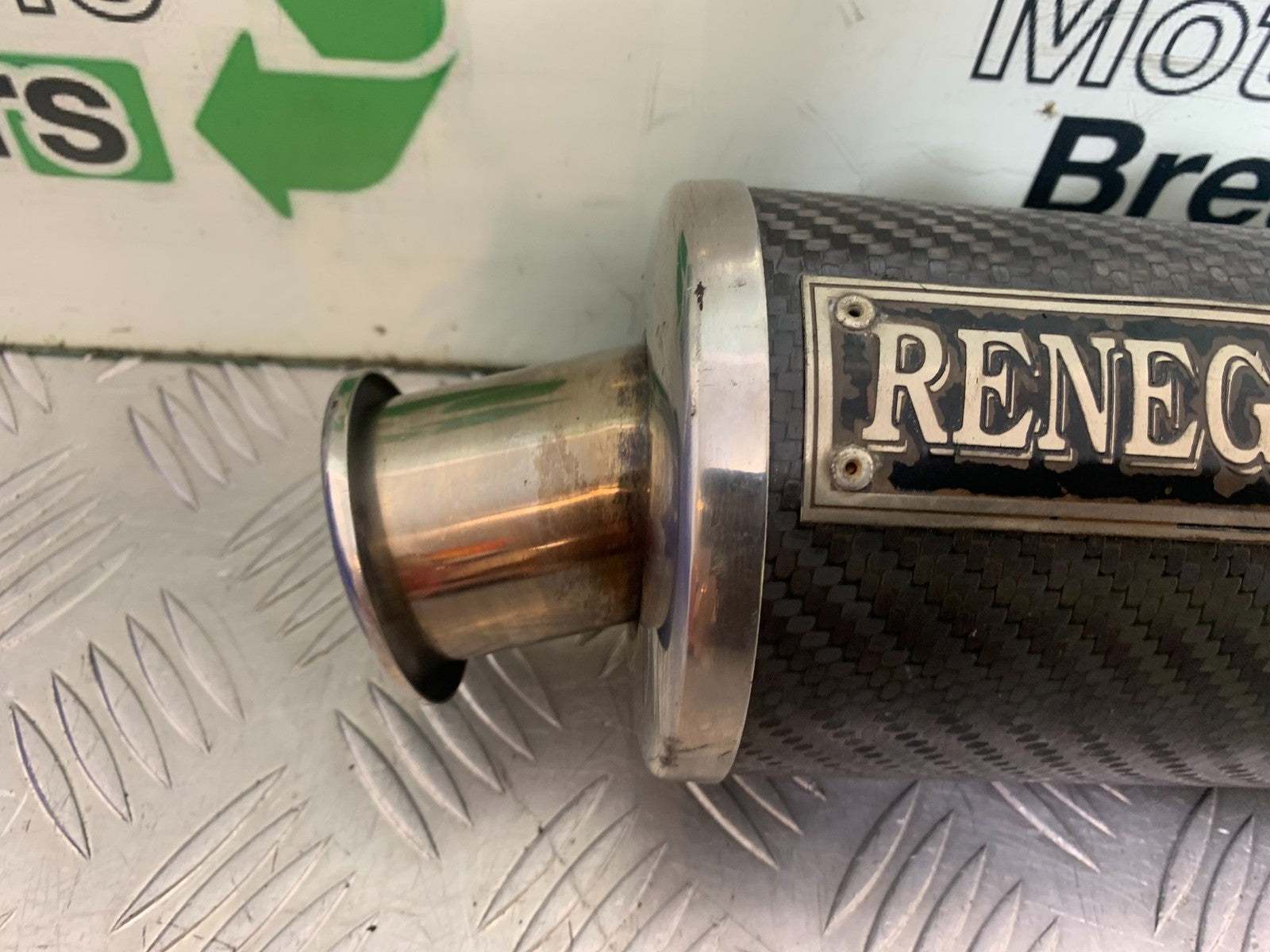YAMAHA YZF1000 THUNDERACE RENEGADE CARBON SILENCER   YEAR 1997-2000 (CMB1204)