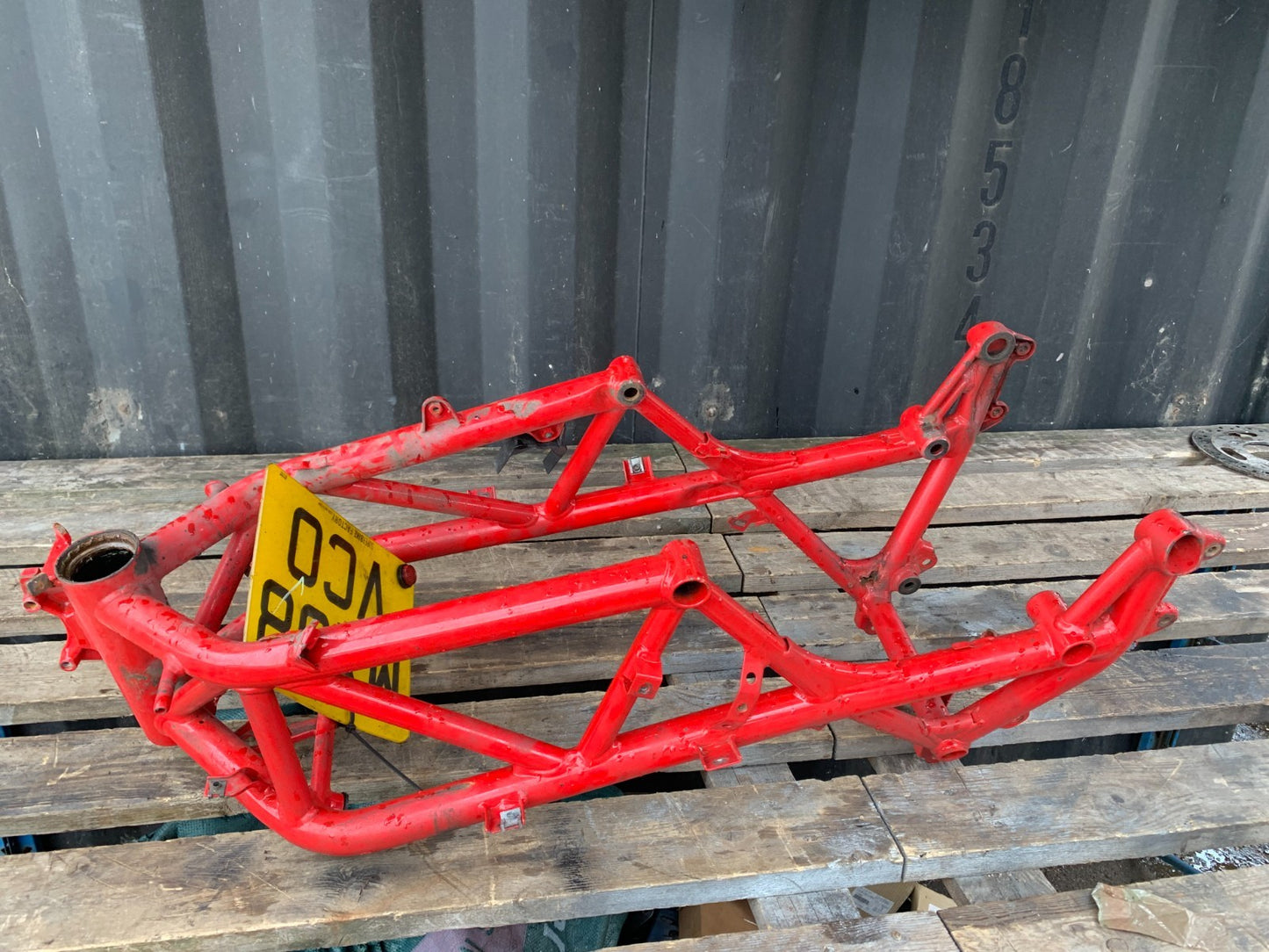 DUCATI 848 FRAME REG LOG BOOK  YEAR 2008-2010 (CMB1323)