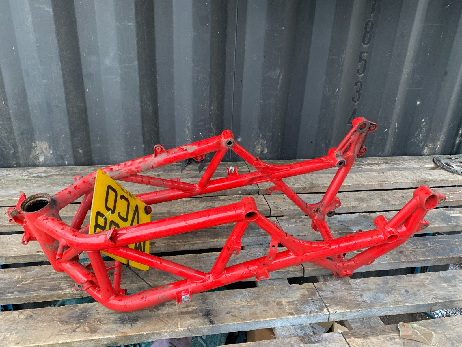 DUCATI 848 FRAME REG LOG BOOK  YEAR 2008-2010 (CMB1323)