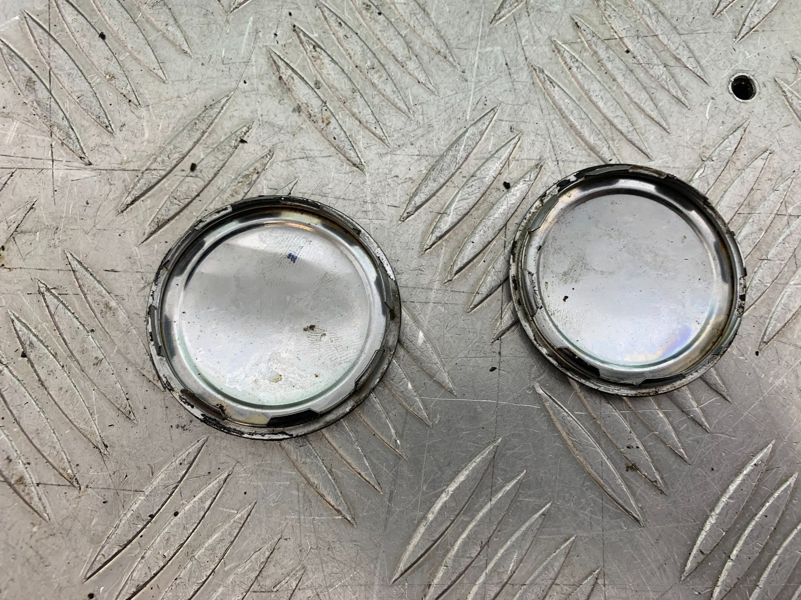 YAMAHA XV1100 XV 1100 VIRAGO CHROME FRAME CAPS  1990-1999 (CMB1190)