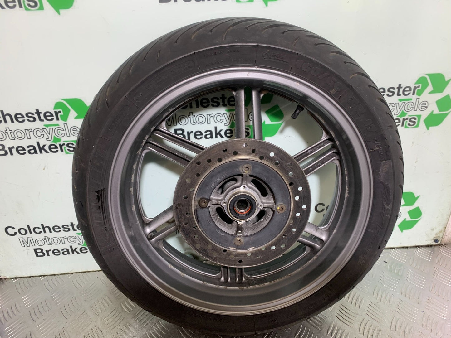 HONDA CBF500 CBF 500 REAR WHEEL (WITH GOOD TYRE) YEAR 2004-2008  (CMB1294)
