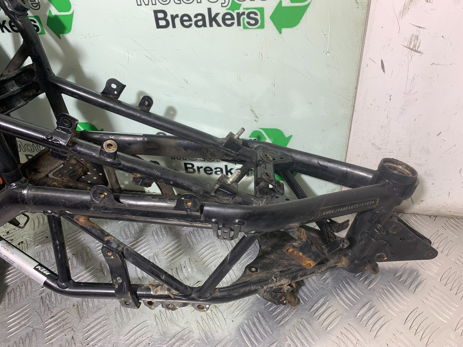 KTM RC125 RC 125 FRAME REG LOG BOOK YEAR 2017-2022 (CMB 1244)