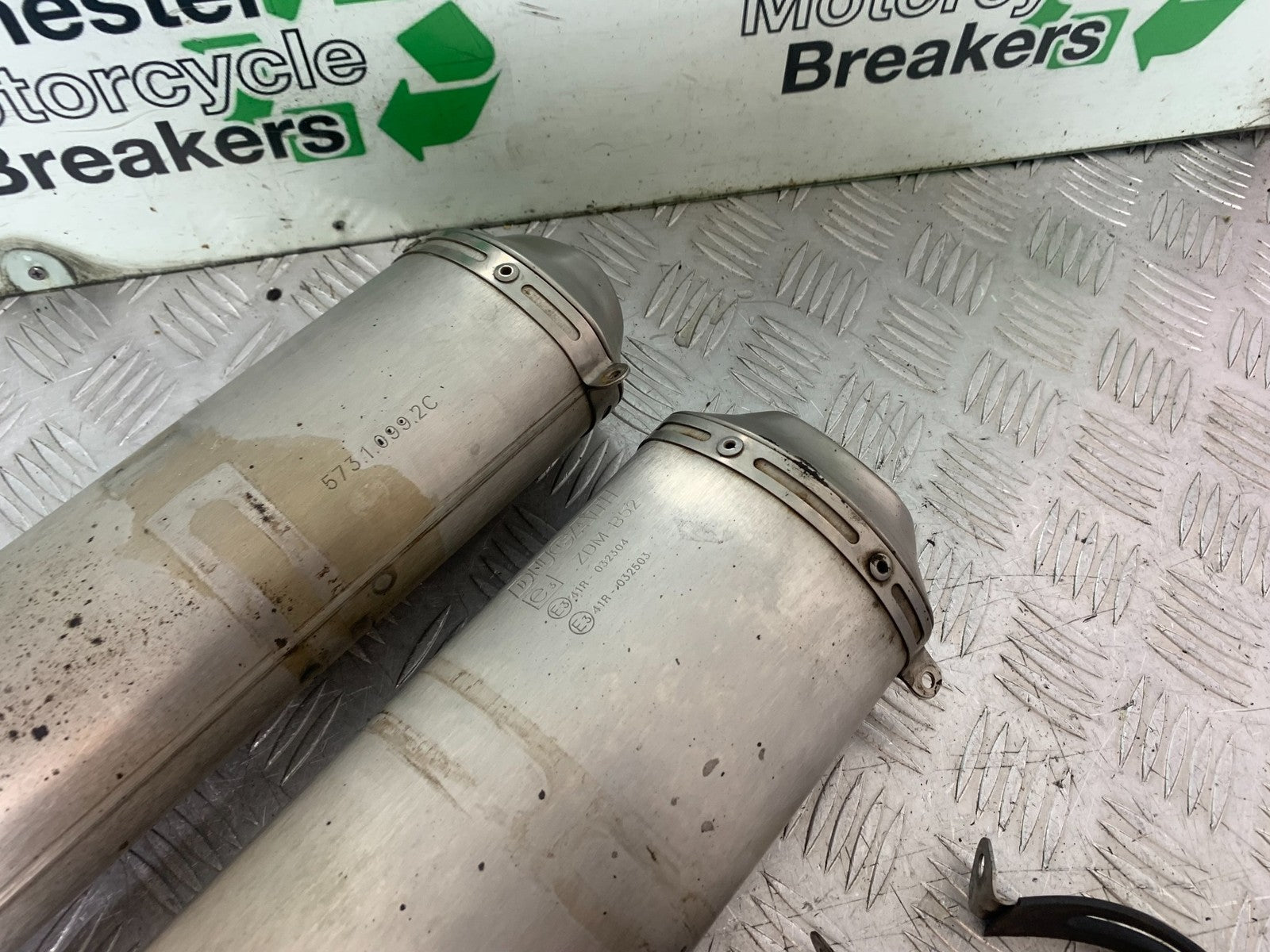 DUCATI 848 SILENCERS YEAR 2008-2010 (CMB1323)