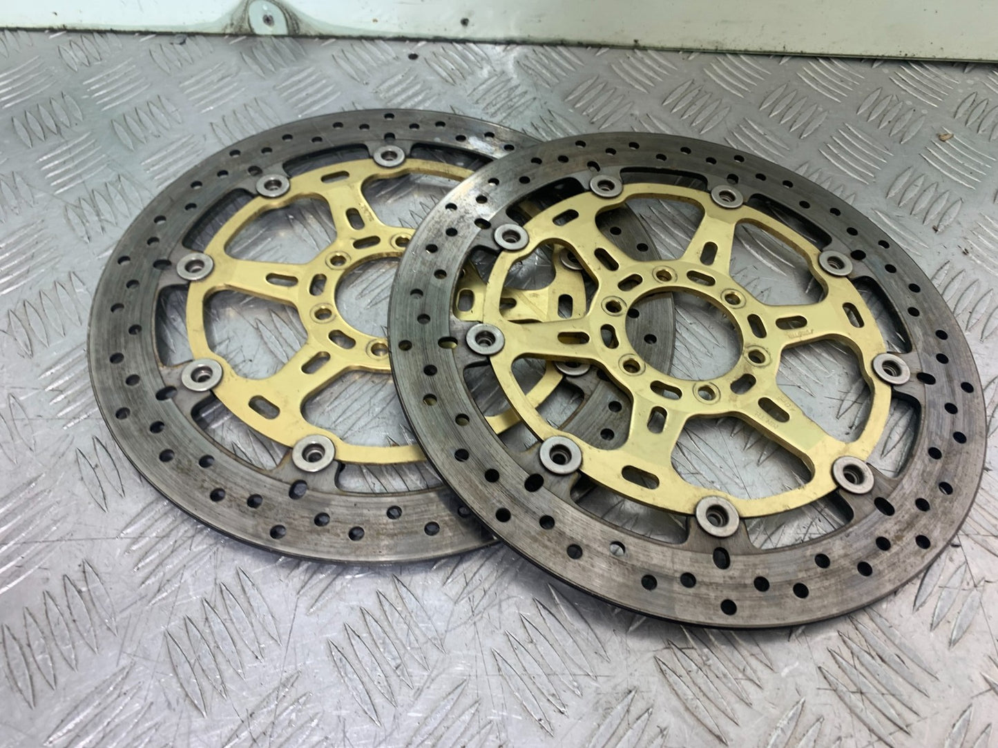 APRILIA RSV1000 R FACTORY MILLE FRONT BRAKE DISCS  2004-09 (CMB1203)