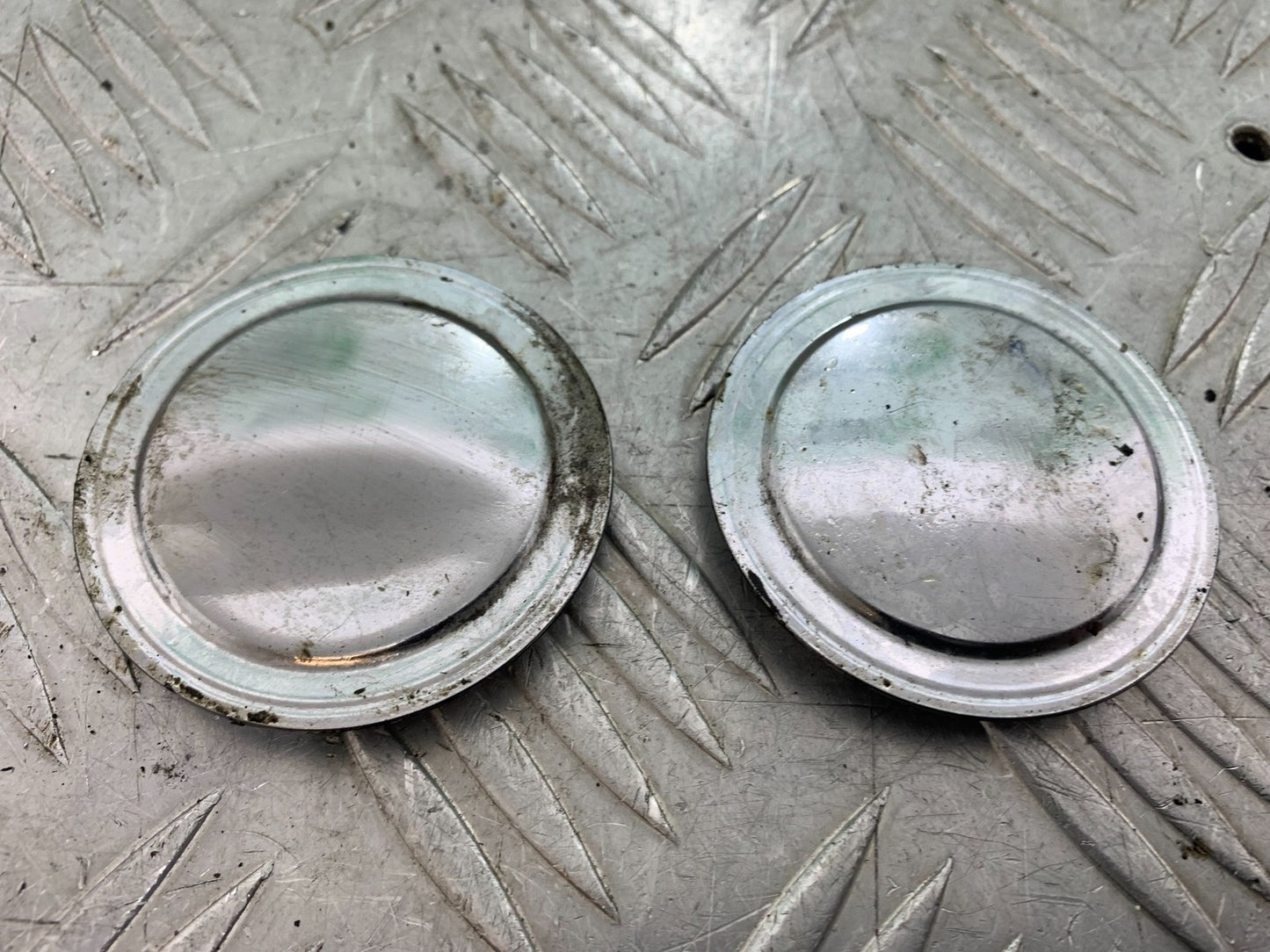 YAMAHA XV1100 XV 1100 VIRAGO CHROME FRAME CAPS  1990-1999 (CMB1190)