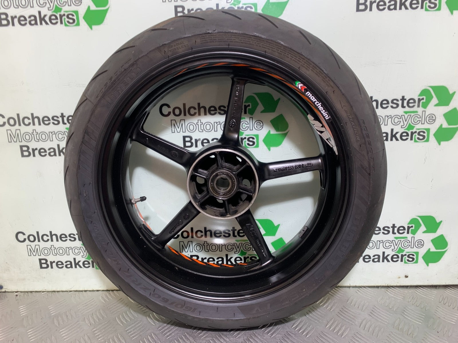KTM 690 DUKE R LC4 REAR WHEEL YEAR 2012-2015  (CMB1180)