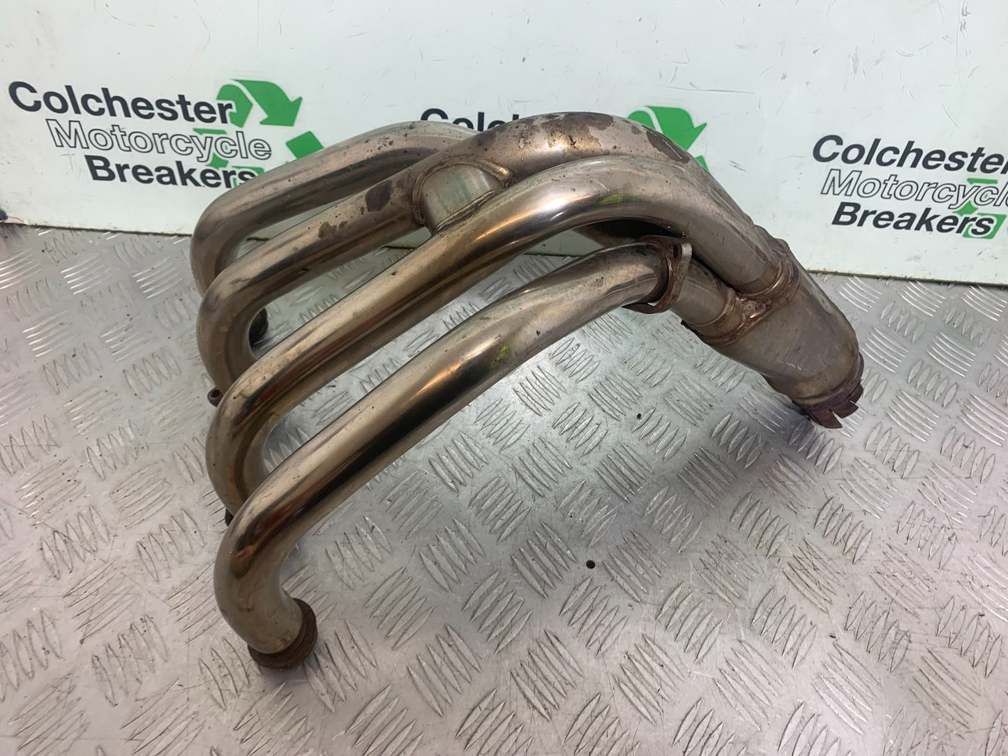 SUZUKI GSX750 INAZUMA DOWNPIPES (DAMAGED) YEAR 1998-2003 (CMB1308)