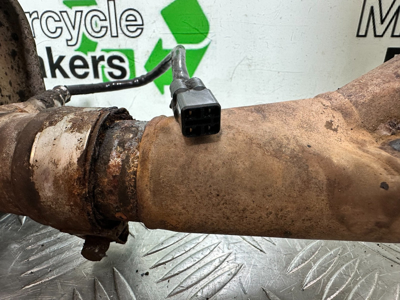 KAWASAKI ER6 F ER6F EXHAUST AND DOWNPIPES YEAR 2005-2008 (CMB1178)