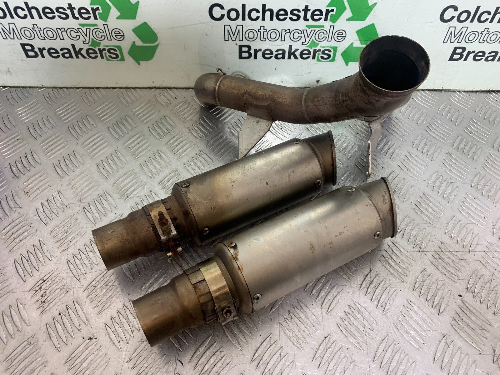 KTM 990 SUPER DUKE SILENCERS AND LINK PIPE YEAR 2007-2011  (CMB1207)