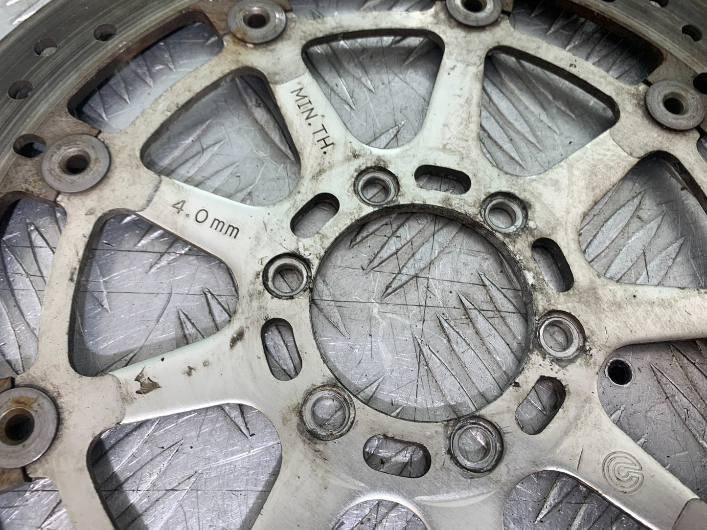 KTM 990 SUPER DUKE FRONT BRAKE DISCS YEAR 2007-2011  (CMB1207)