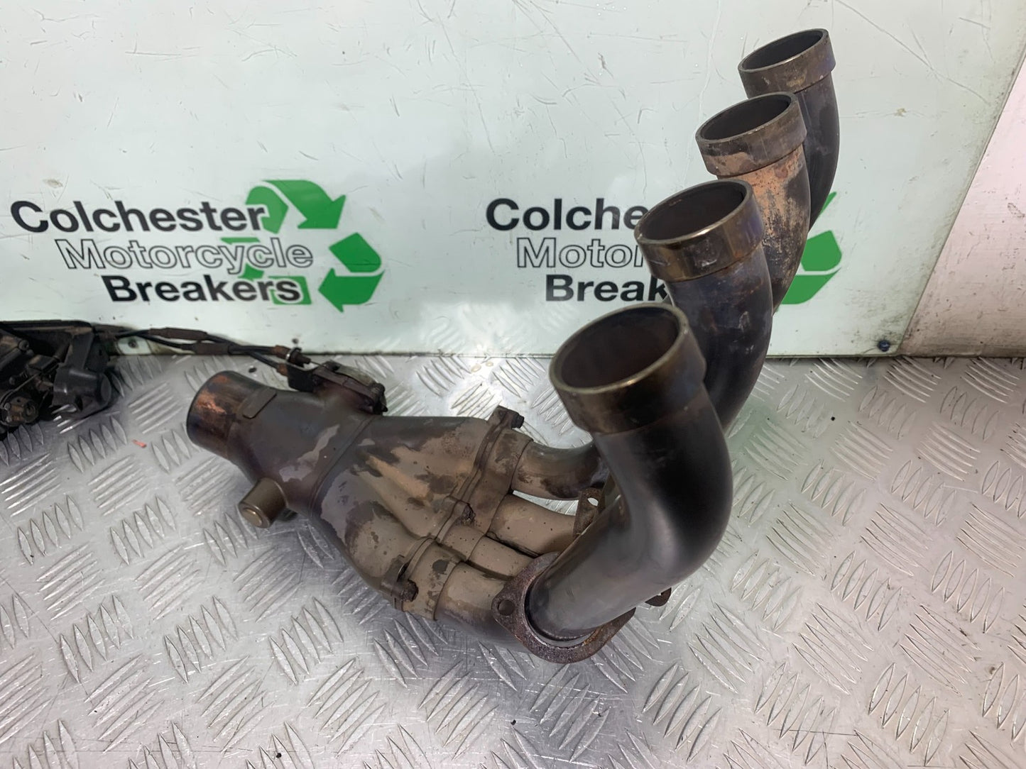YAMAHA YZF R1 4C8  EXHAUST DOWNPIPES  YEAR 2007-2008 (CMB1237)