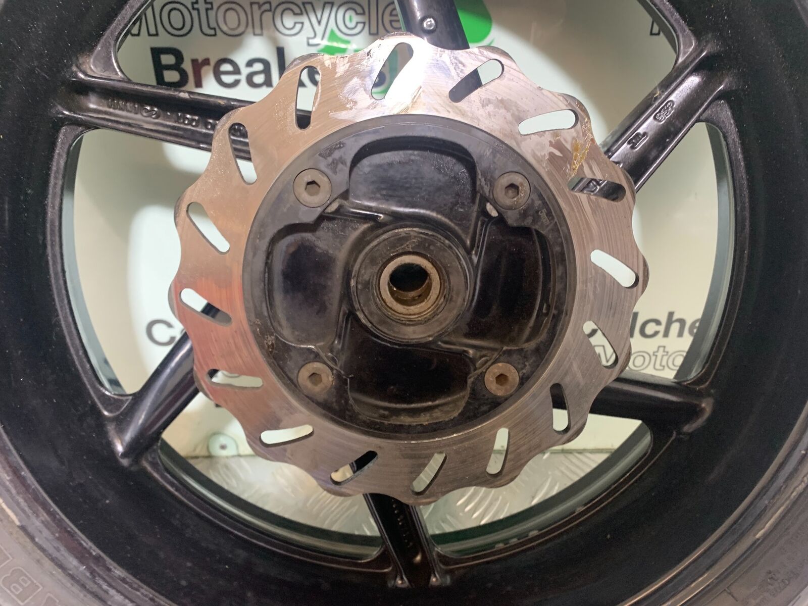 HONDA CBR600 CBR 600 F2 REAR WHEEL AND DISC YEAR 1991-1994(CMB1133)