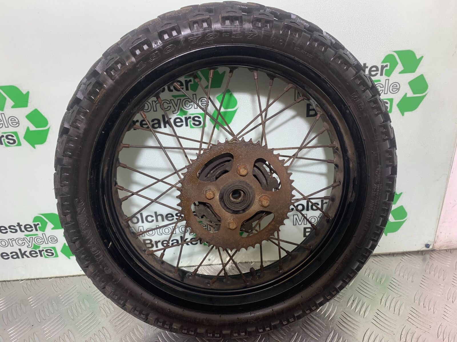 BLUROC LEGEND 125 REAR WHEEL   YEAR 2022  (CMB1041)