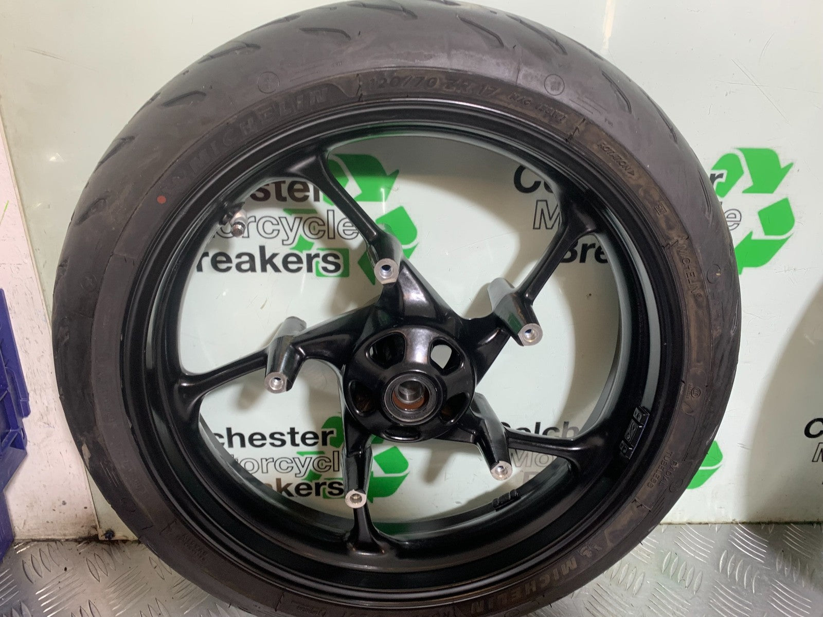 TRIUMPH TRIDENT 660 FRONT WHEEL (GOOD TYRE)   YEAR 2021-2024 (CMB1295)
