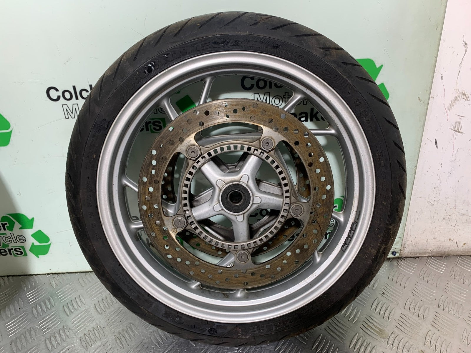 BMW F800 GT FRONT WHEEL AND DISCS  YEAR 2013-2017 (CMB1248)