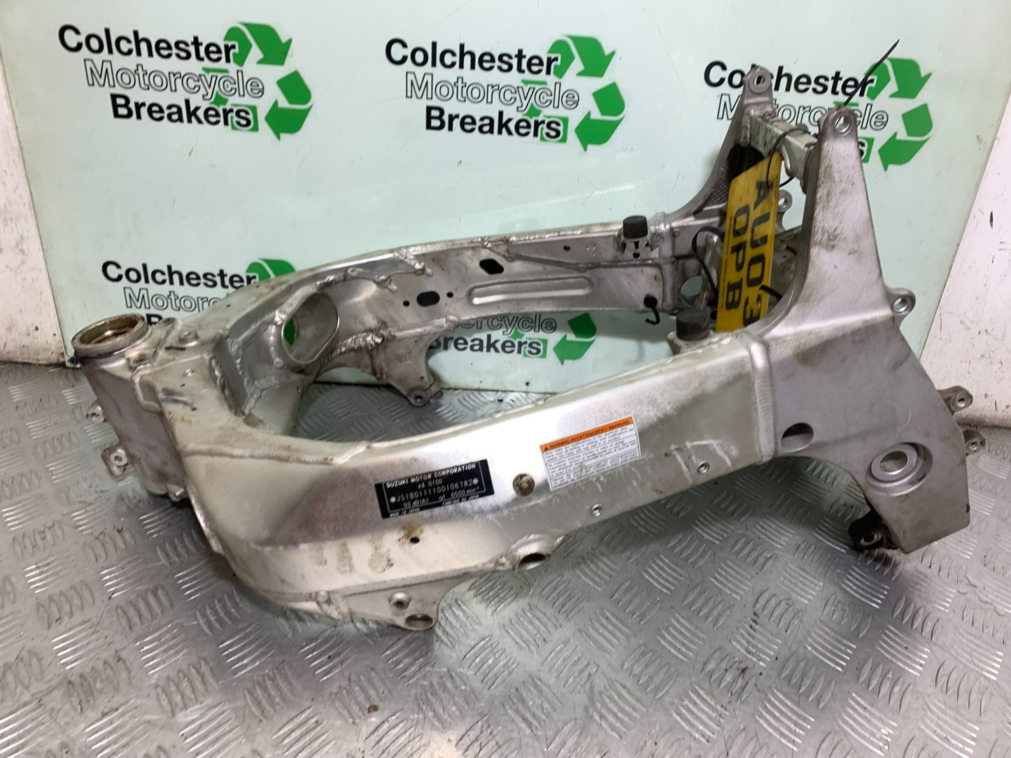 SUZUKI GSXR600 GSXR 600 K1 K2 K3 FRAME REG LOB BOOK 1999-03 (CMB1284)