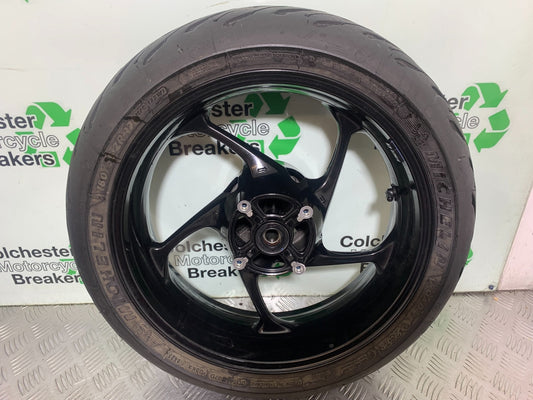 TRIUMPH TRIDENT 660 REAR WHEEL (GOOD TYRE)    YEAR 2021-2024 (CMB1148)