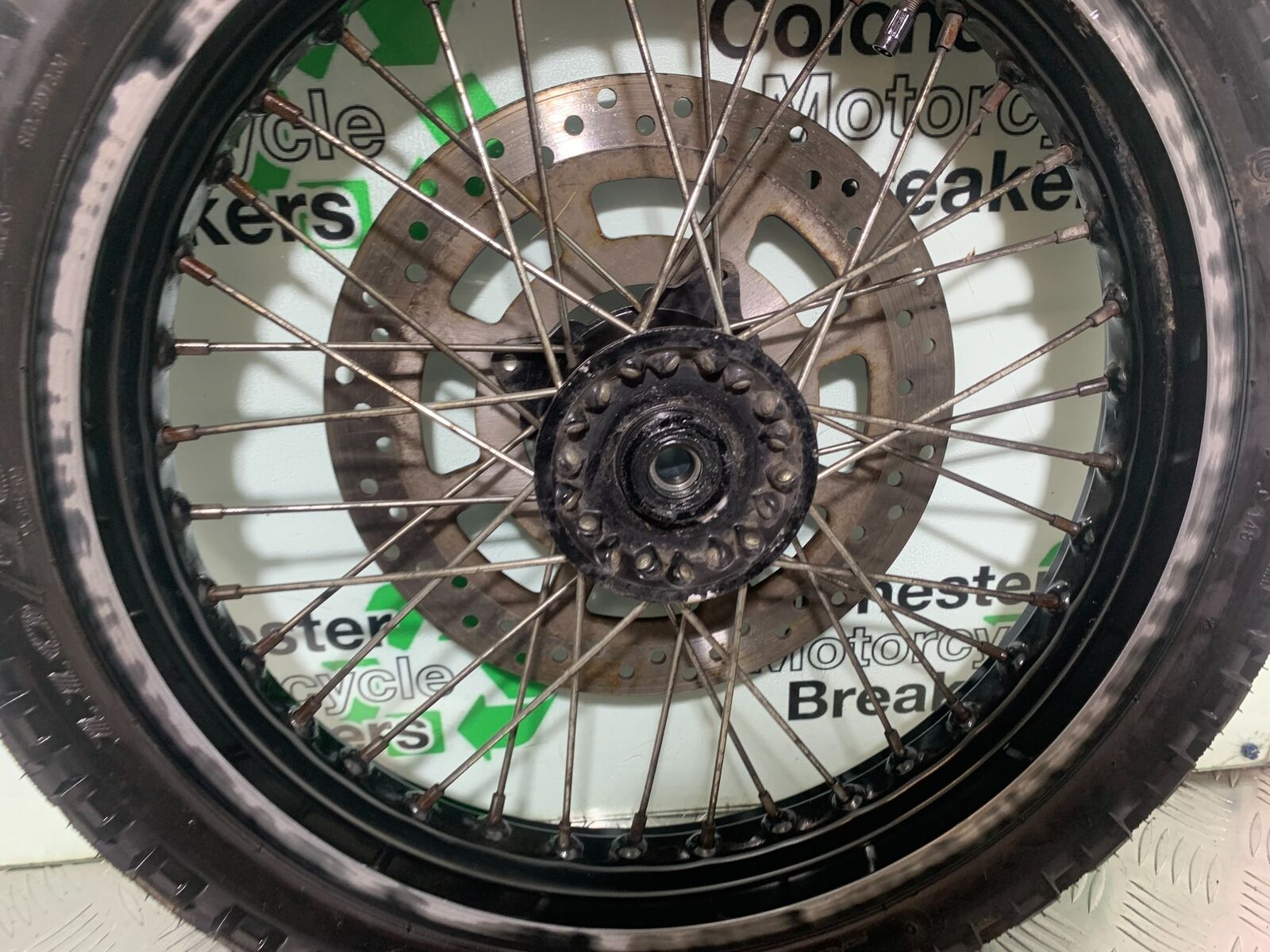 BLUROC LEGEND 125 FRONT WHEEL   YEAR 2022  (CMB1041)