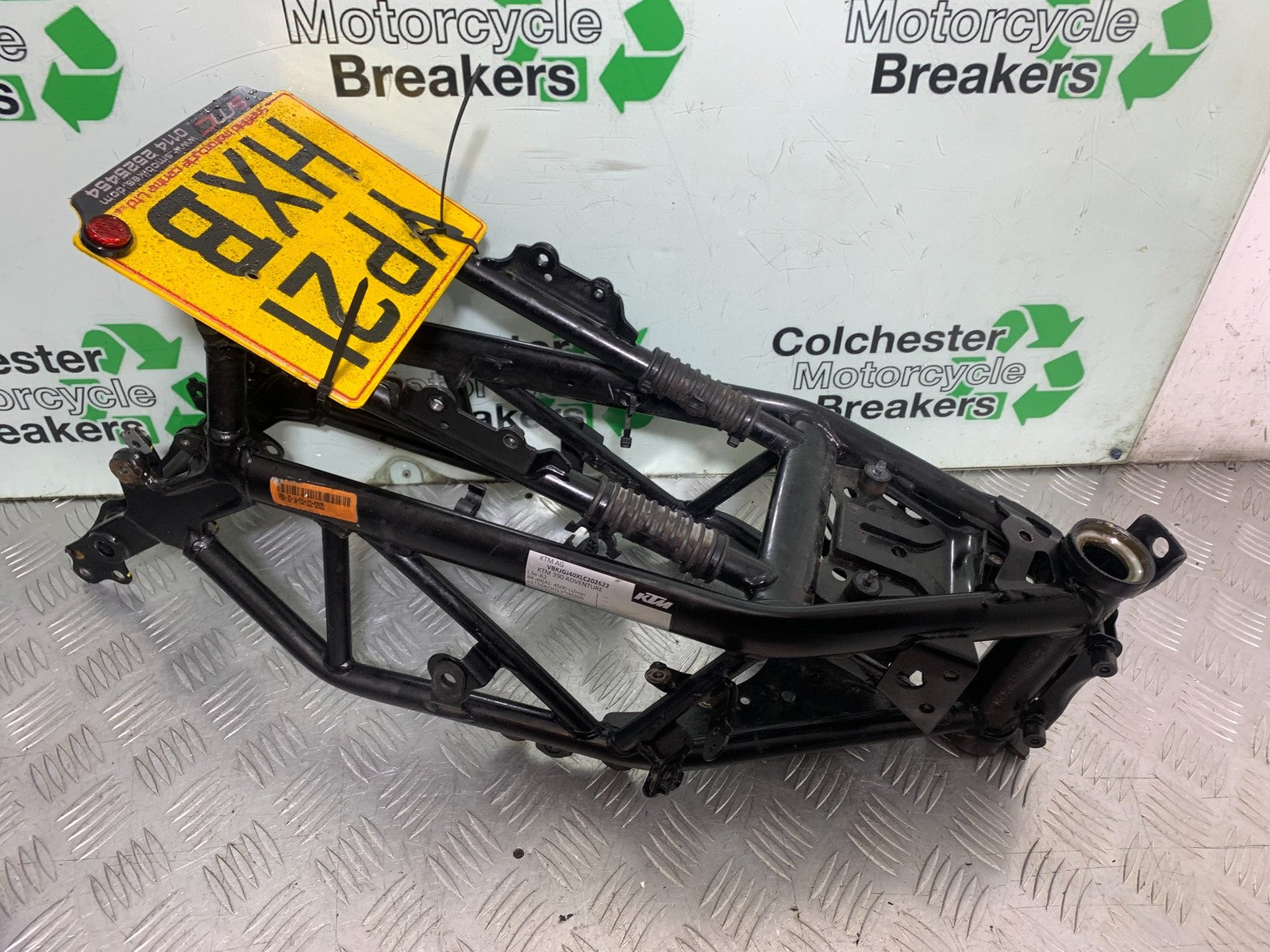 KTM 390 ADVENTURE FRAME REG LOG BOOK  YEAR 2020-24 (CMB1240)