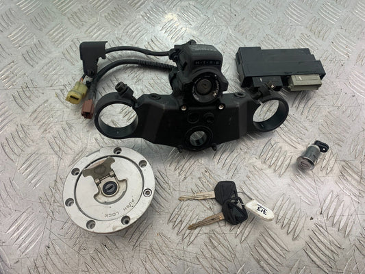 HONDA CBR1000 rr FIREBLADE ECU LOCKS 2 KEYS YEAR 2006 (CMB1220)