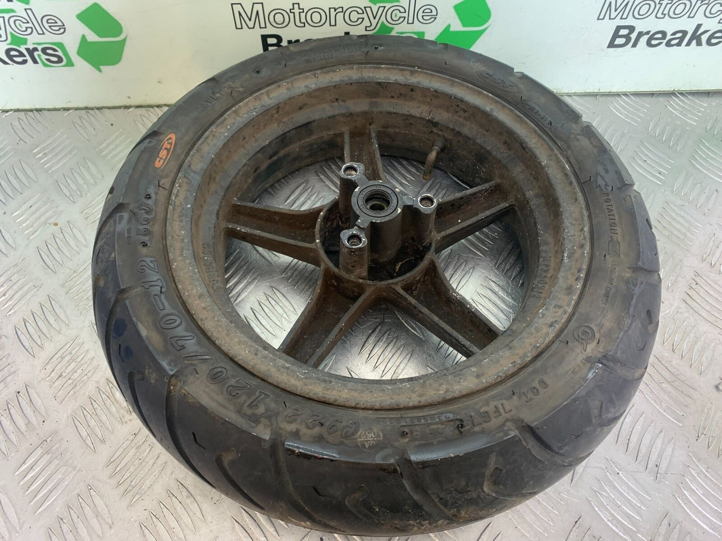 LEXMOTO MATADOR 125 JJ125T-17 FRONT WHEEL  (CMB1115)