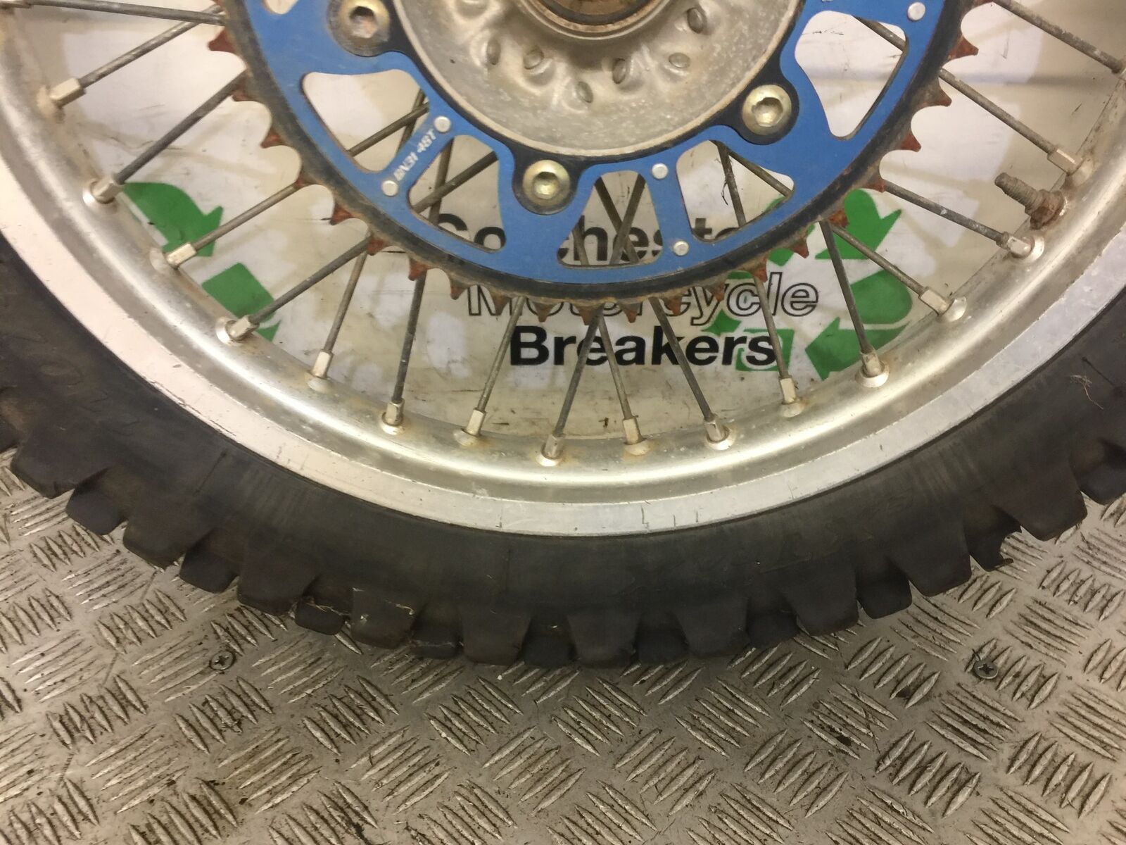 YAMAHA YZF450 YFZ 450 REAR  WHEEL YEAR 2003-05 (STOCK 588)