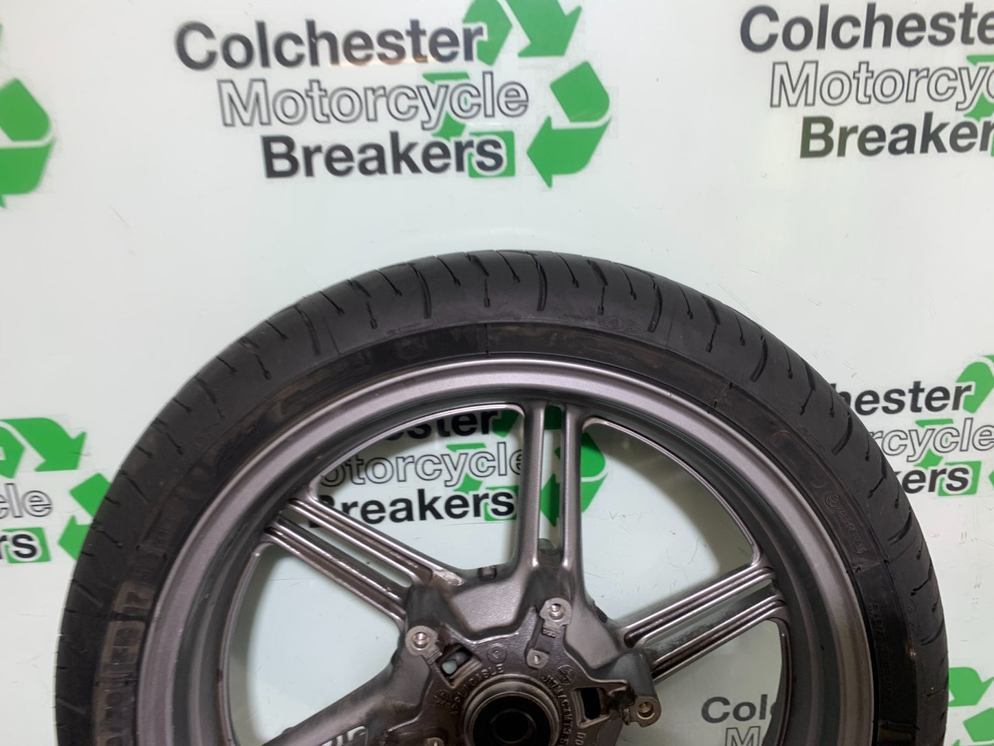 HONDA CBF500 CBF 500 FRONT WHEEL (WITH GOOD TYRE) YEAR 2004-2008  (CMB1294)