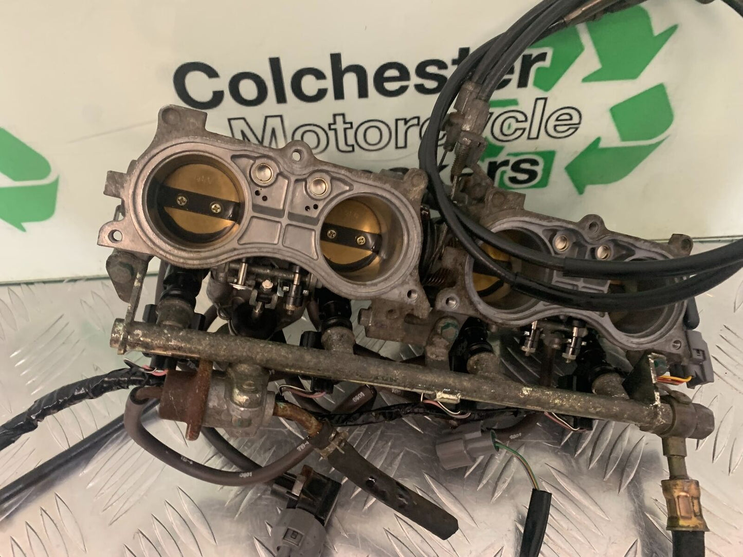 HONDA CBR600 CBR 600 F4I THROTTLE BODIES YEAR 2001-2003 (STOCK 978)