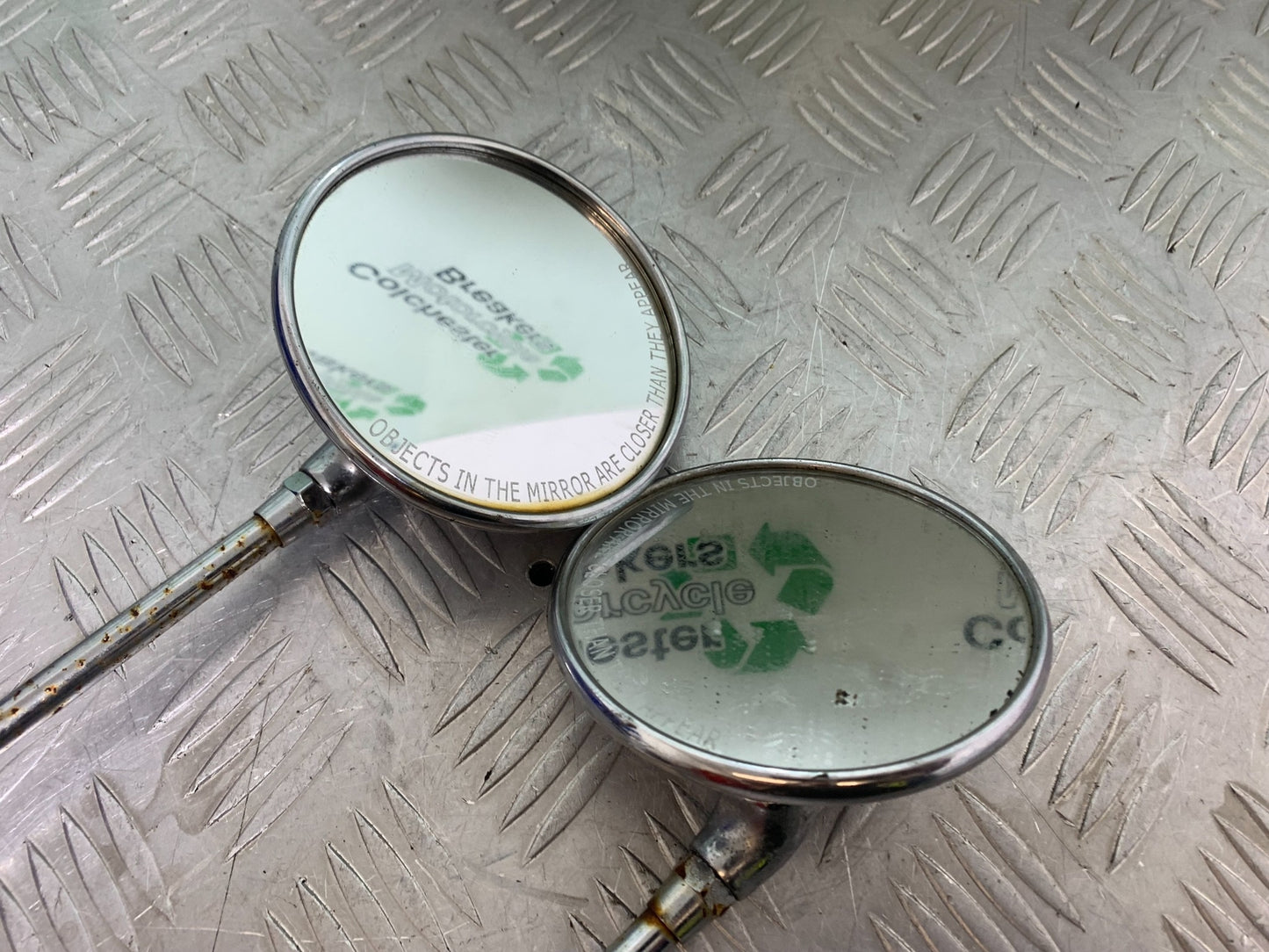 ROYAL ENFIELD BULLET 500 EFI LEFT & RIGHT MIRRORS   YEAR 2008 - 2016 (CMB1153)