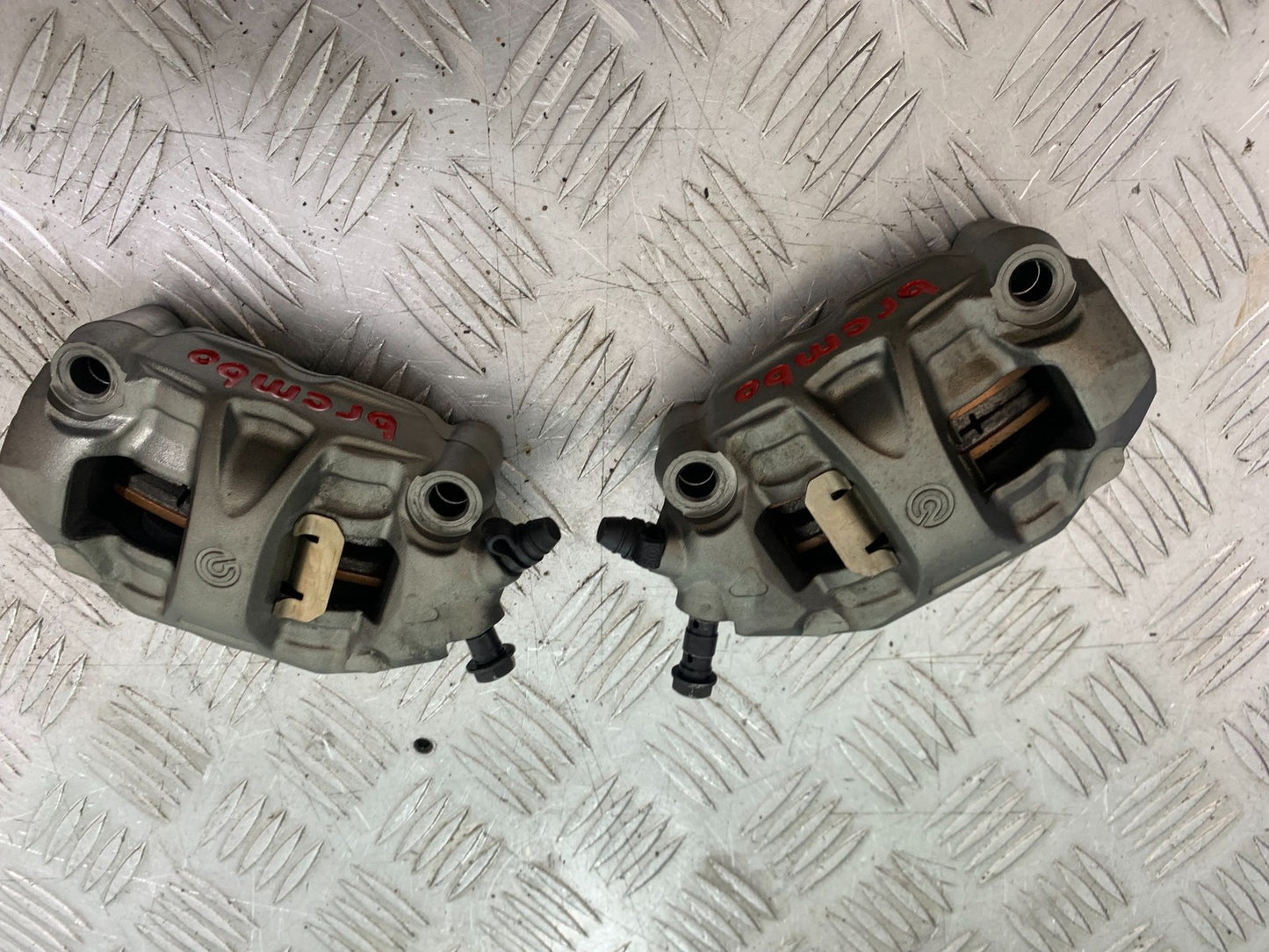 DUCATI 1299 PANIGALE BREMBO FRONT BRAKE CALIPERS  YEAR 2016 (CMB 1187)