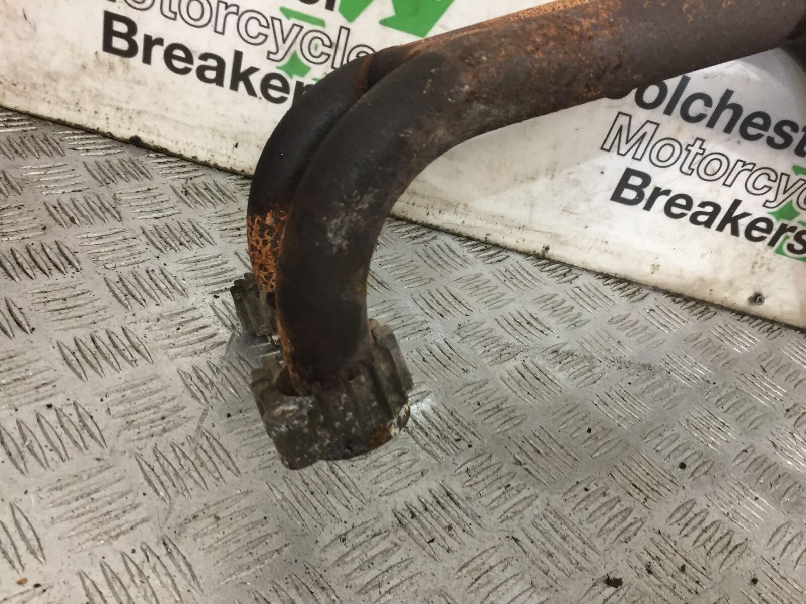 SUZUKI GS500 GS 500 EXHAUST DOWNPIPES  YEAR 2004-09 (STOCK 882)