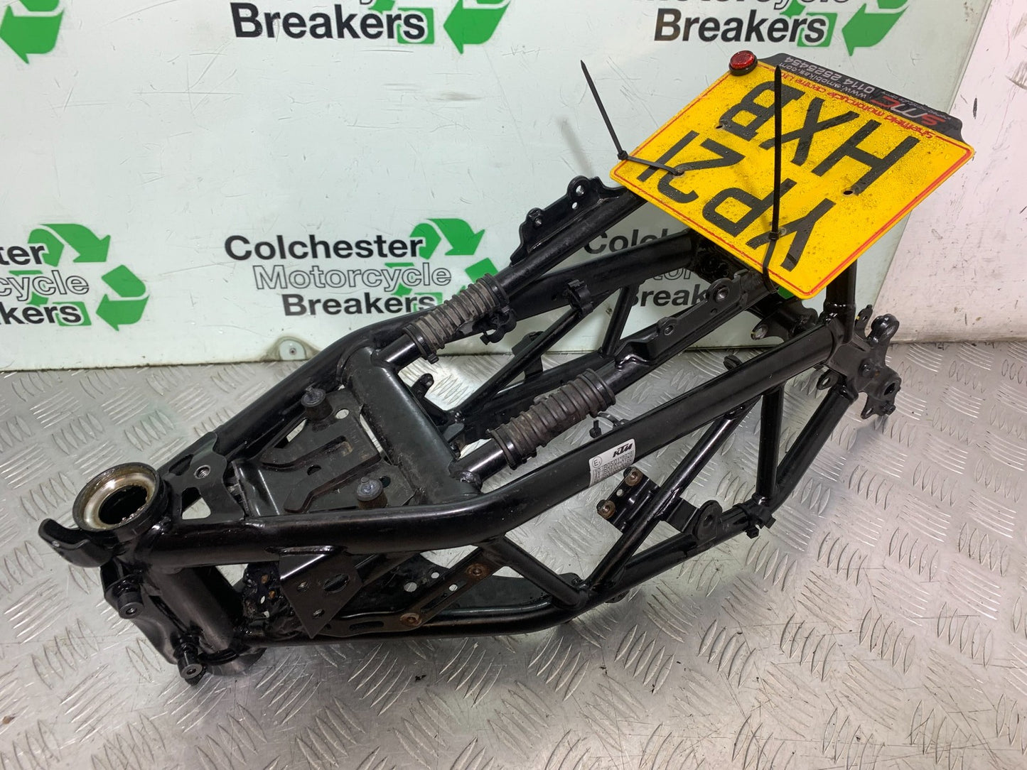 KTM 390 ADVENTURE FRAME REG LOG BOOK  YEAR 2020-24 (CMB1240)