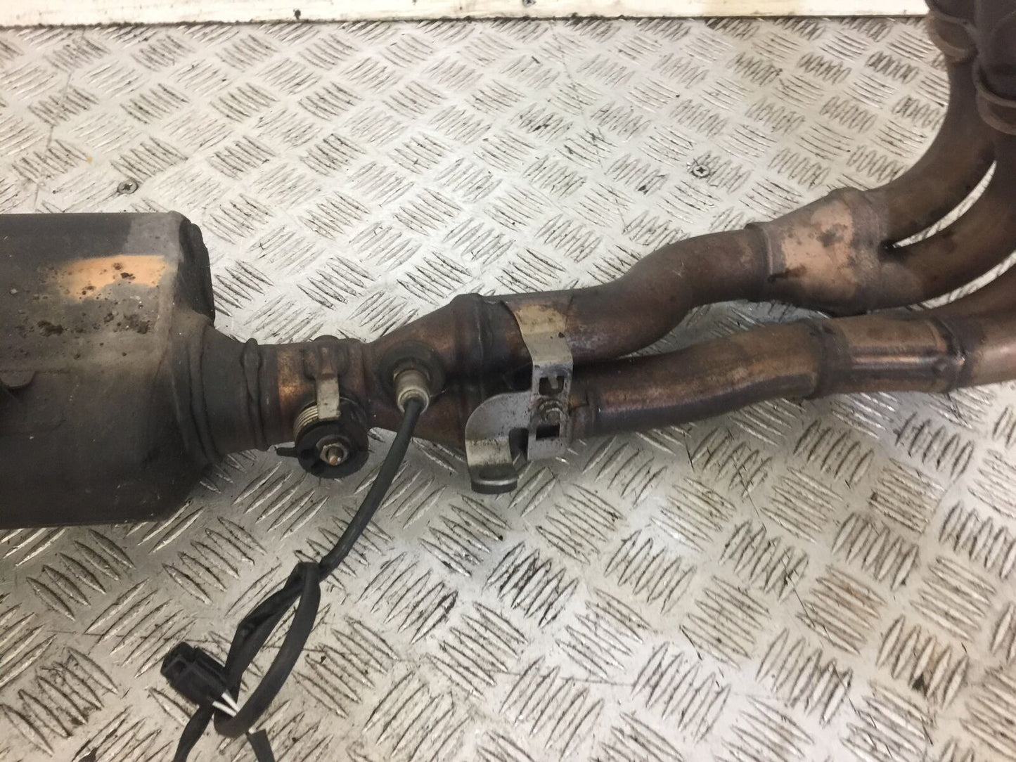 SUZUKI GSXR 750 L1-L5 EXHAUST DOWNPIPES YEAR 2012-2016 (STOCK 698)