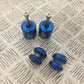 SUZUKI GSXR 600 L1-L8 BAR END WEIGHTS AND SWINGARM BOBBINS  2011-2017(STOCK 728)