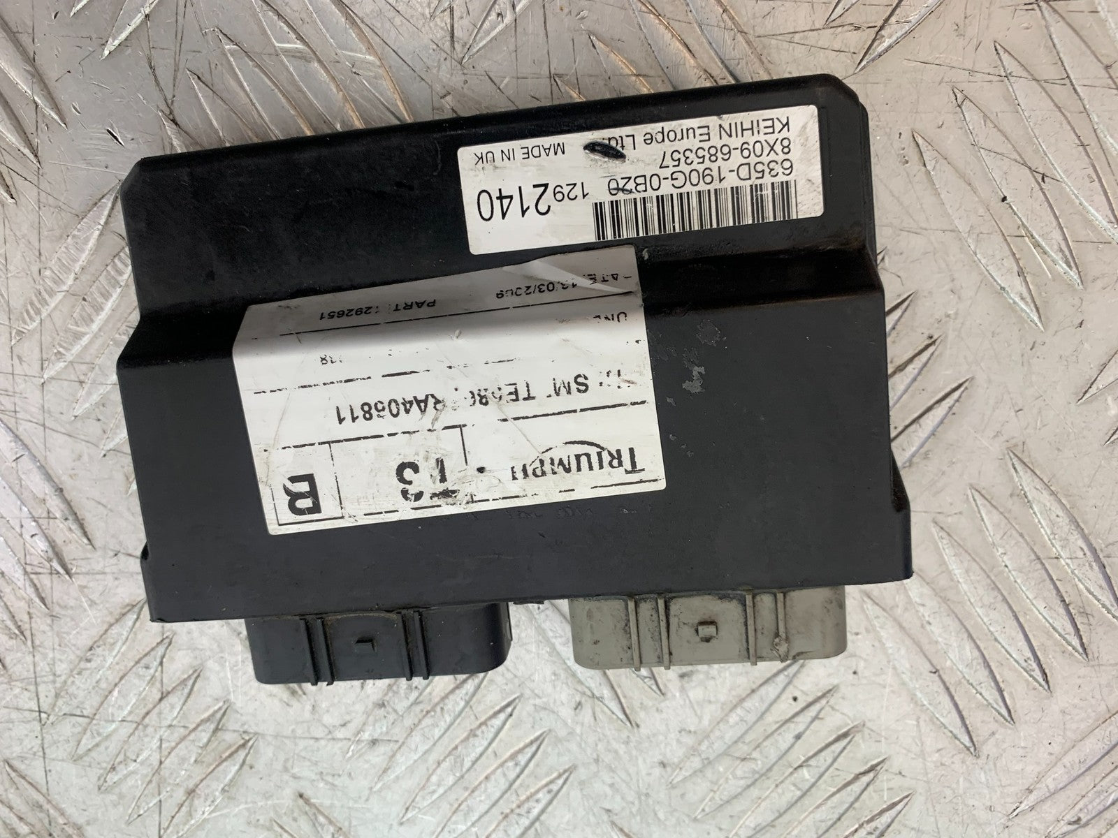 TRIUMPH SPEED TRIPLE R 1050 ECU  2009 (CMB1183)