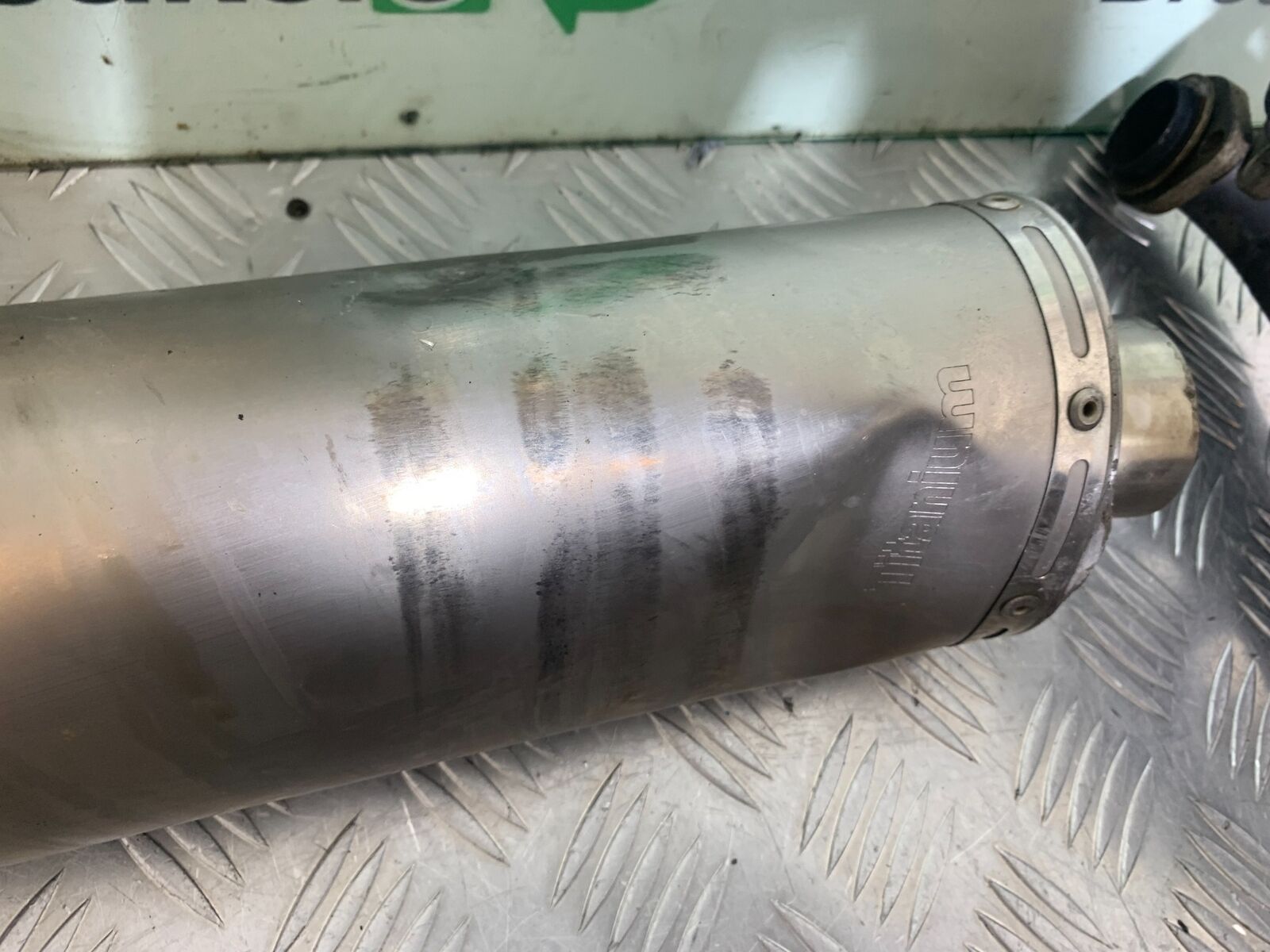 KAWASAKI ZX6R ZX6 J LEO VINCI HI LEVEL EXHAUST (DAMAGED) YEAR 2000 (CMB1129)
