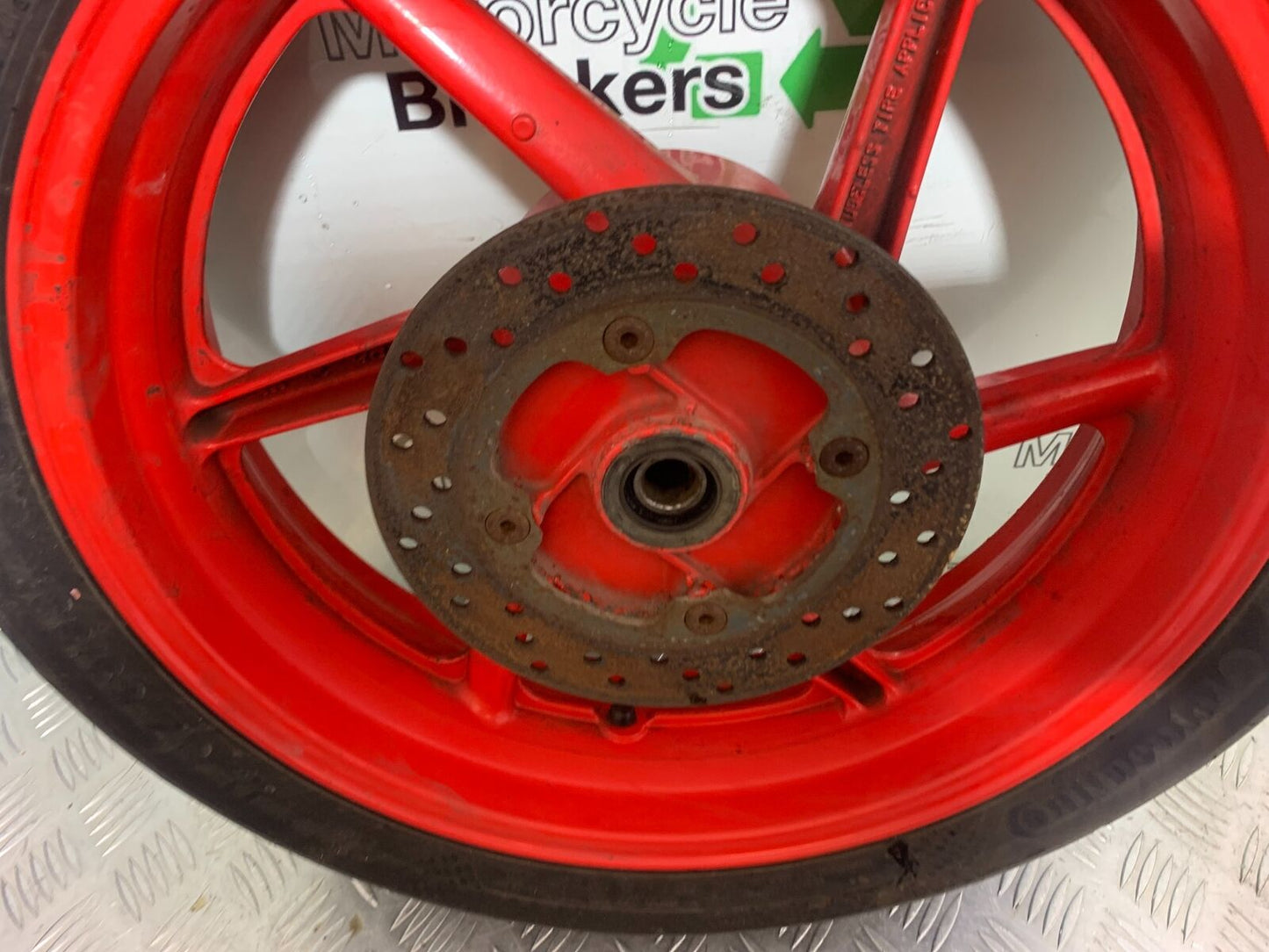 HONDA CBR600 CBR 600 F2 REAR WHEEL AND DISC   YEAR 1991-1993 (CMB1114)