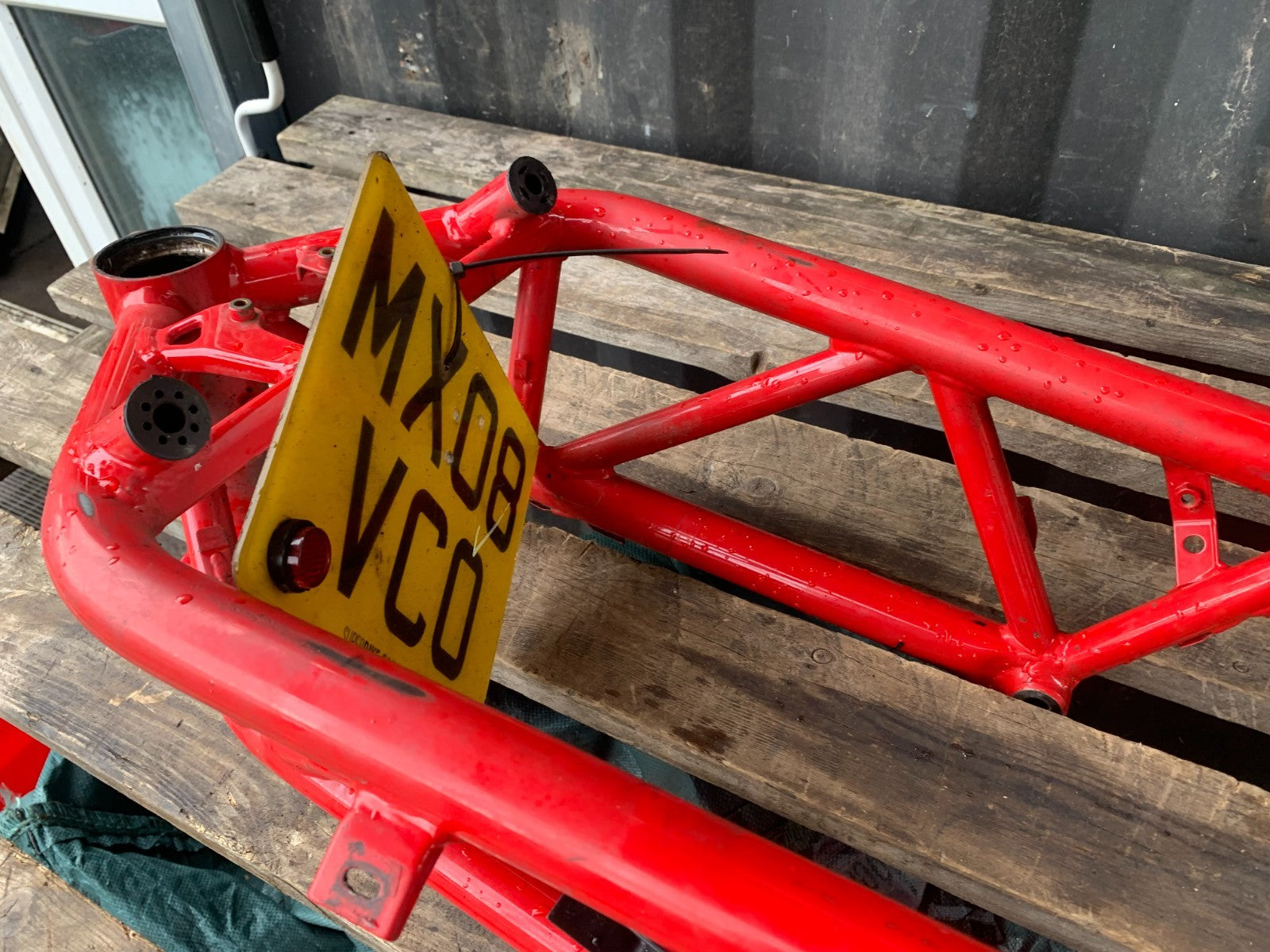 DUCATI 848 FRAME REG LOG BOOK  YEAR 2008-2010 (CMB1323)