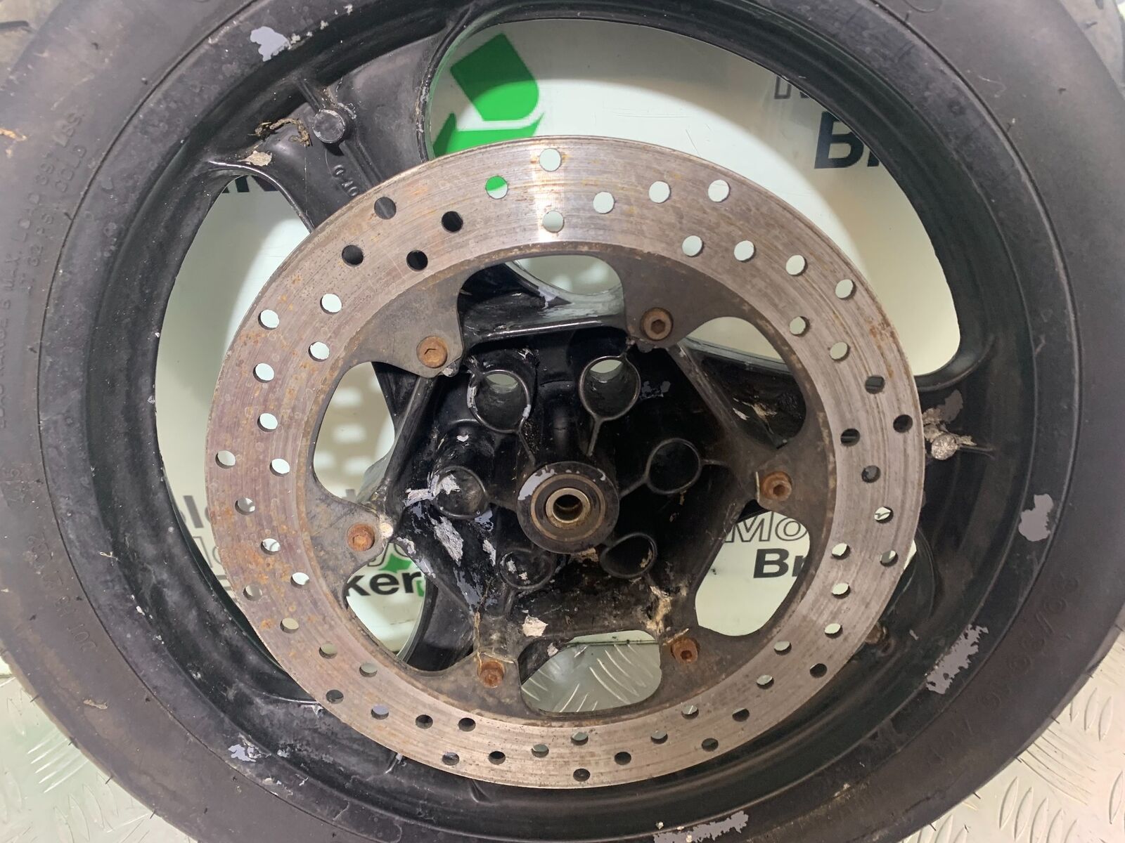 APRILIA RS50 RS 50 FRONT WHEEL AND DISC YEAR 1996-1998 (CMB1132)