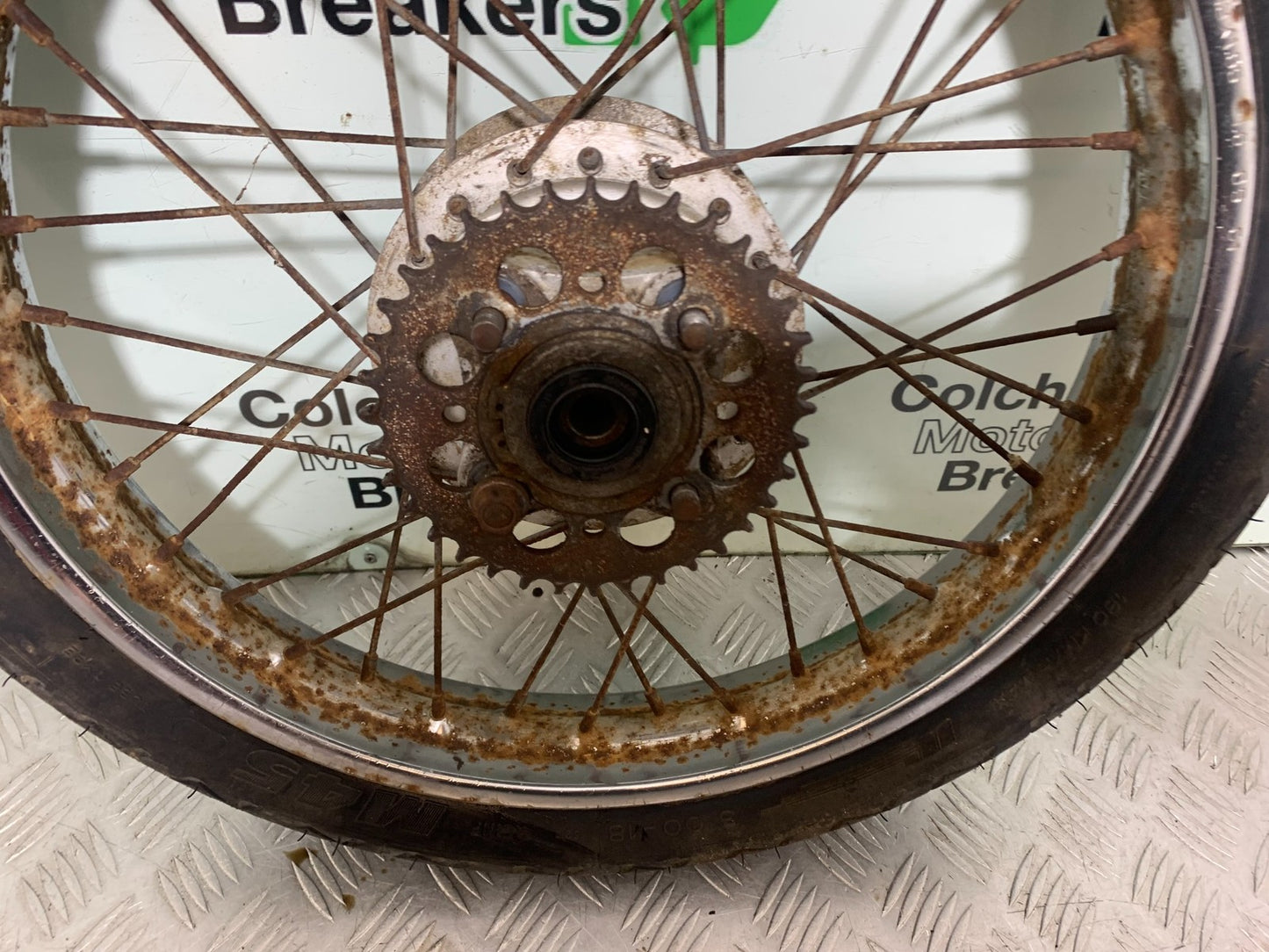 HONDA CG125 CG 125 REAR WHEEL YEAR 1998-2000 (CMB1282)