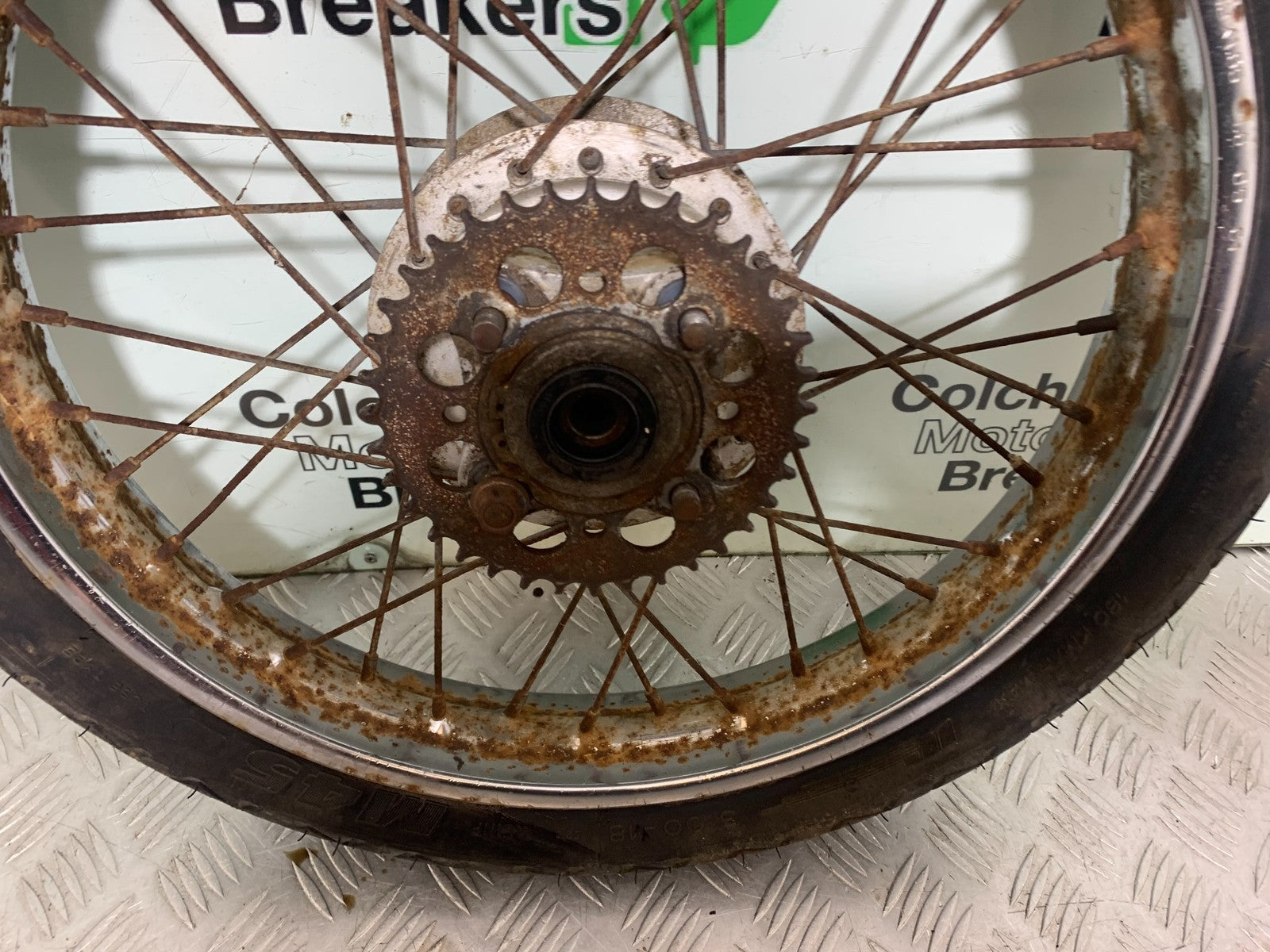HONDA CG125 CG 125 REAR WHEEL YEAR 1998-2000 (CMB1282)