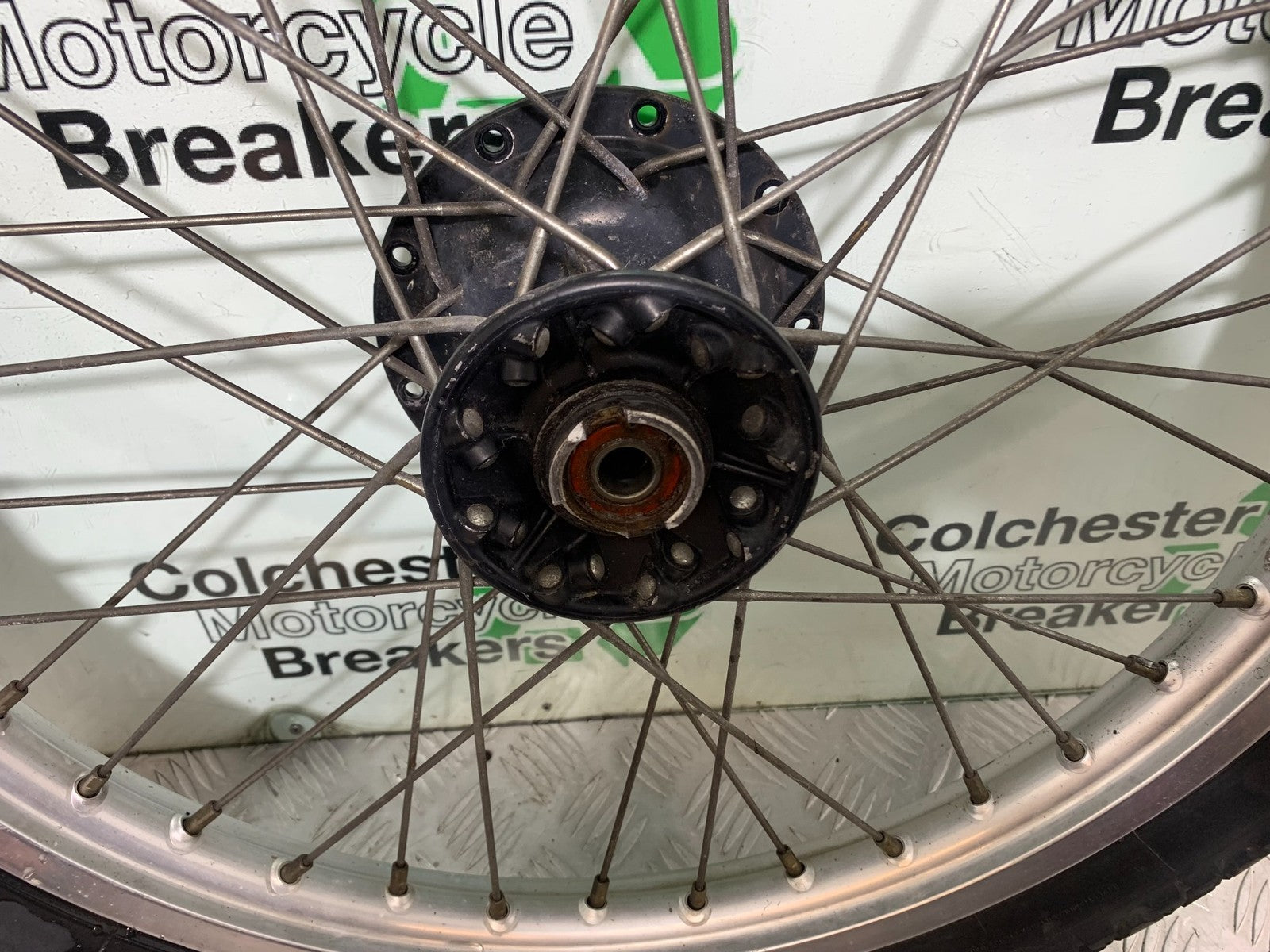 KAWASAKI KLR250 KLR 250 FRONT WHEEL   YEAR 1984-2001 (CMB1225)